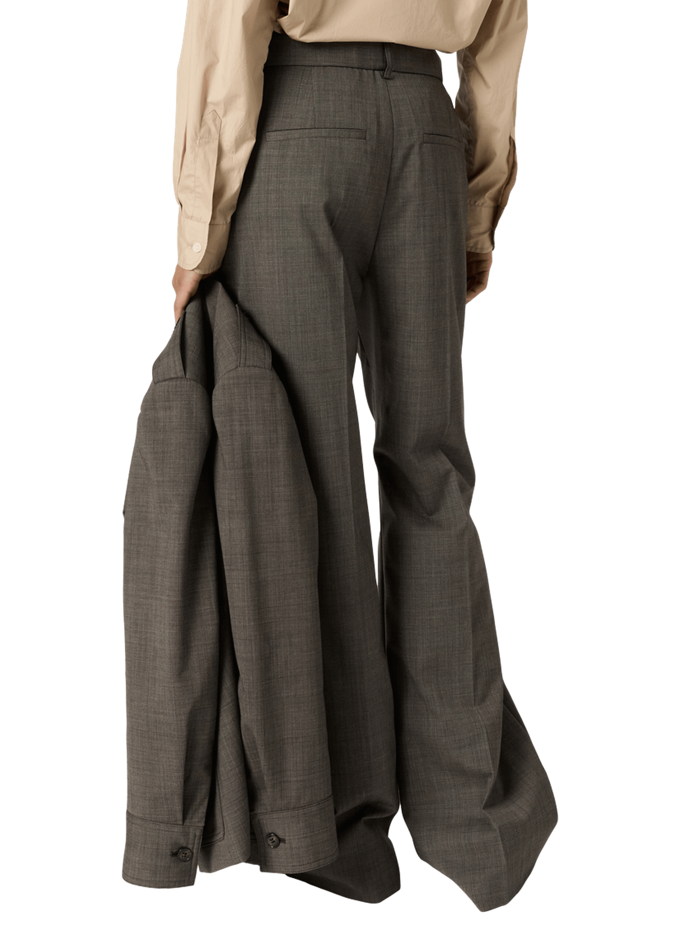 Pantalon droit imprimé fil à fil - aelya GERARD DAREL Marron