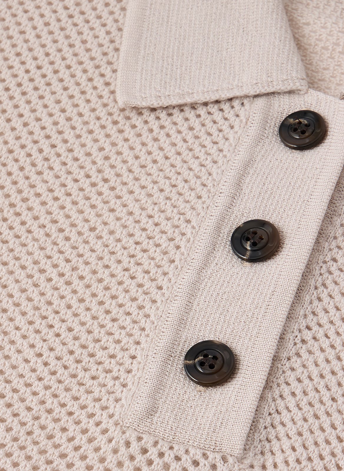 Polo en laine harvey SOEUR Blanc