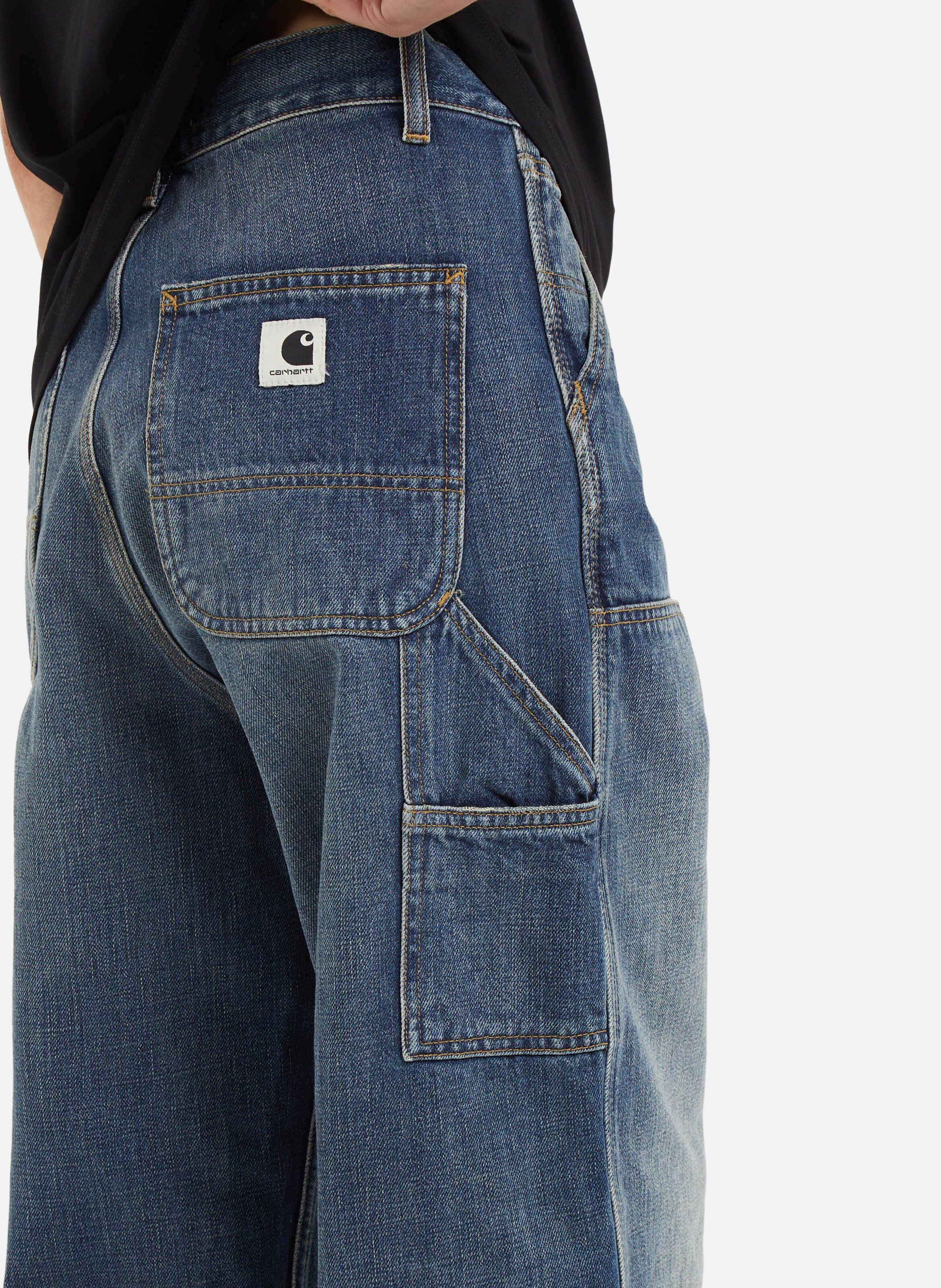 Jean w' brandon double knee pant CARHARTT WIP Bleu