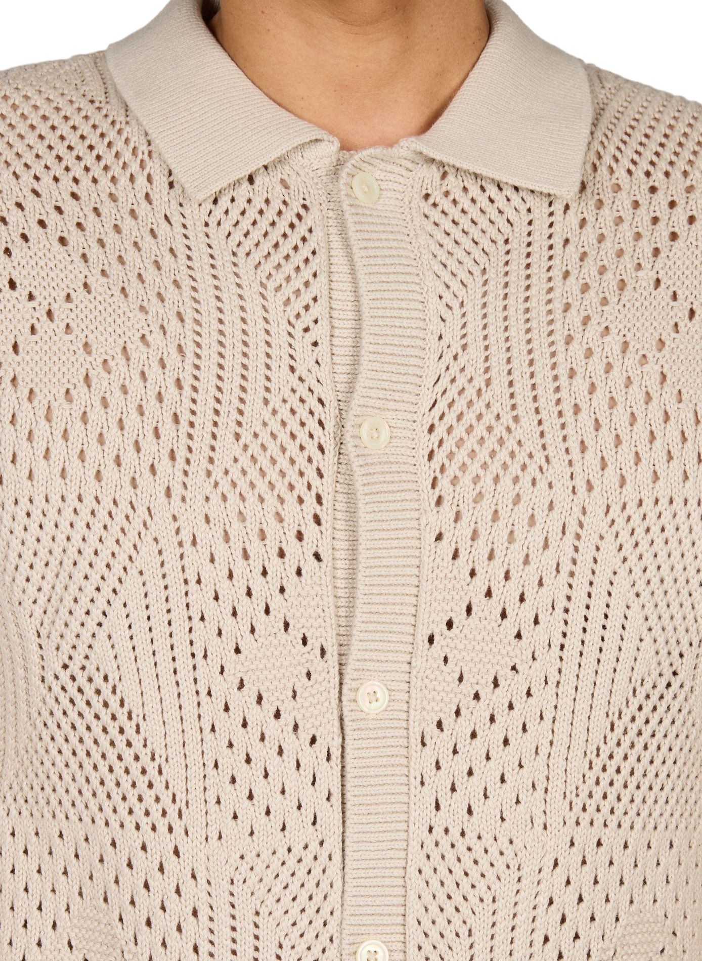 Chemise en maille en coton LEVI'S Beige