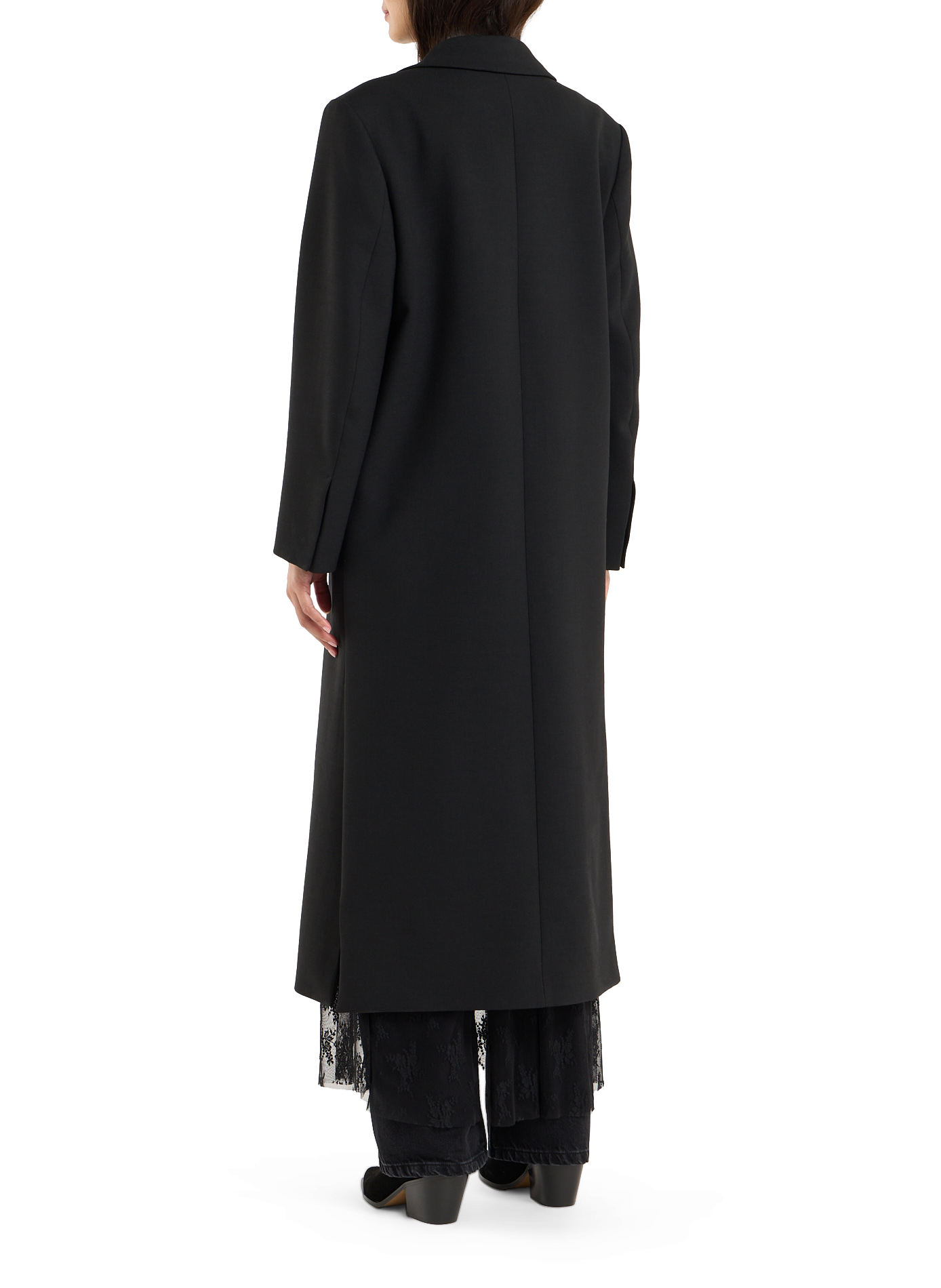 Manteau col tailleur SAISON 1865 Noir
