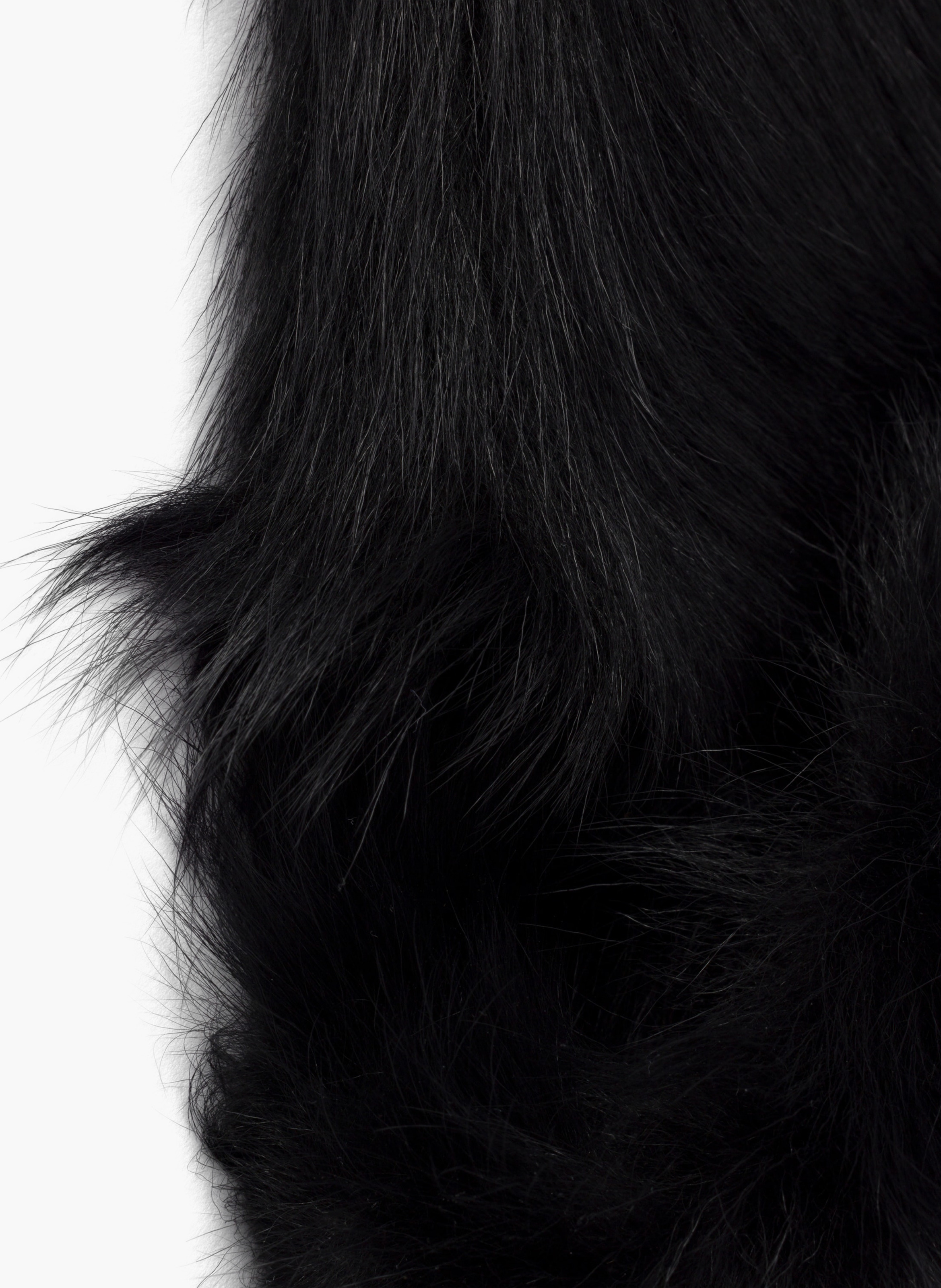 Étole en peau de mouton PRADA Noir