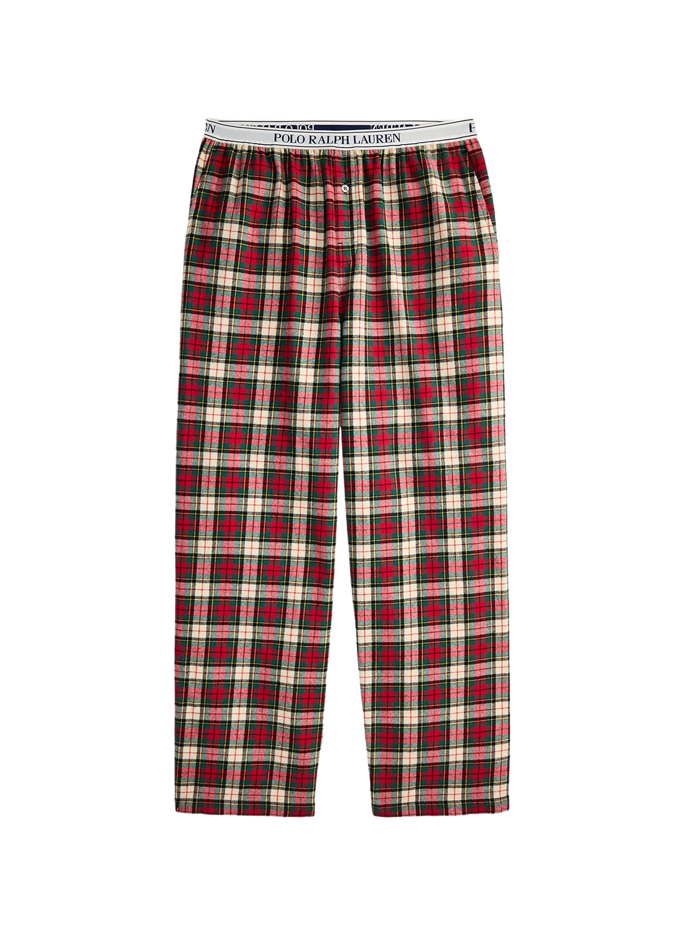 Pantalon de pyjama à carreaux en coton POLO RALPH LAUREN Rouge