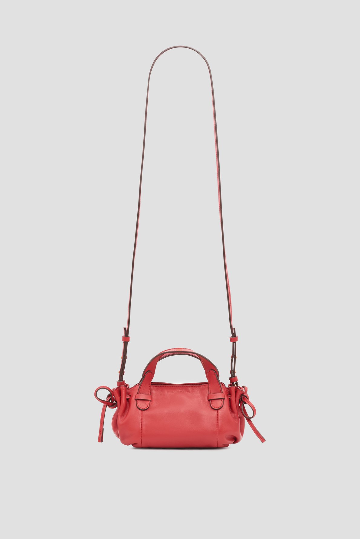 Mini sac à main en cuir - micro 24 GERARD DAREL Rouge