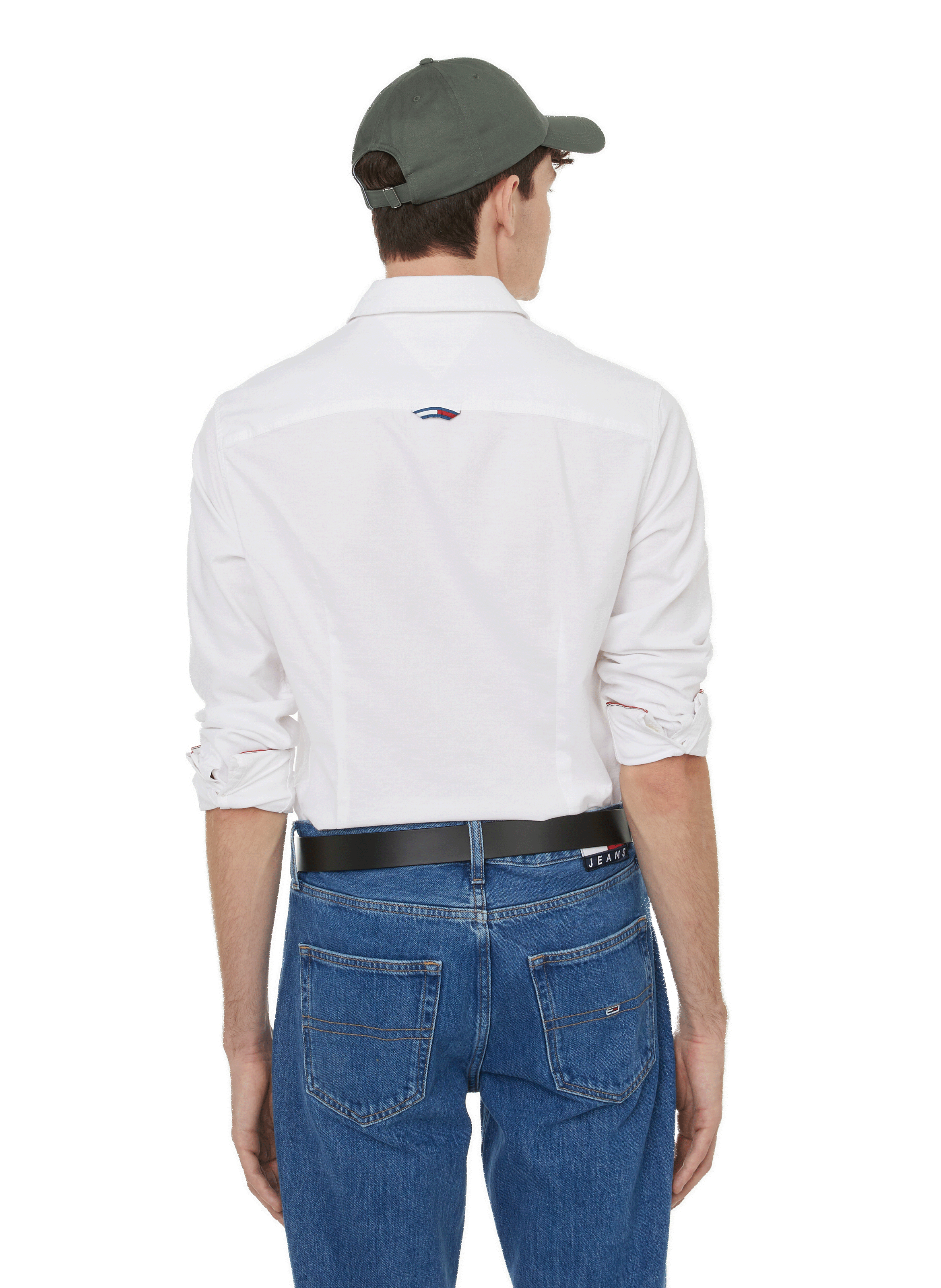 Slim-fit organic cotton shirt TOMMY HILFIGER White