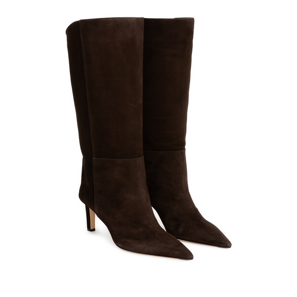 Jimmy Choo Suede Boots In Brown
