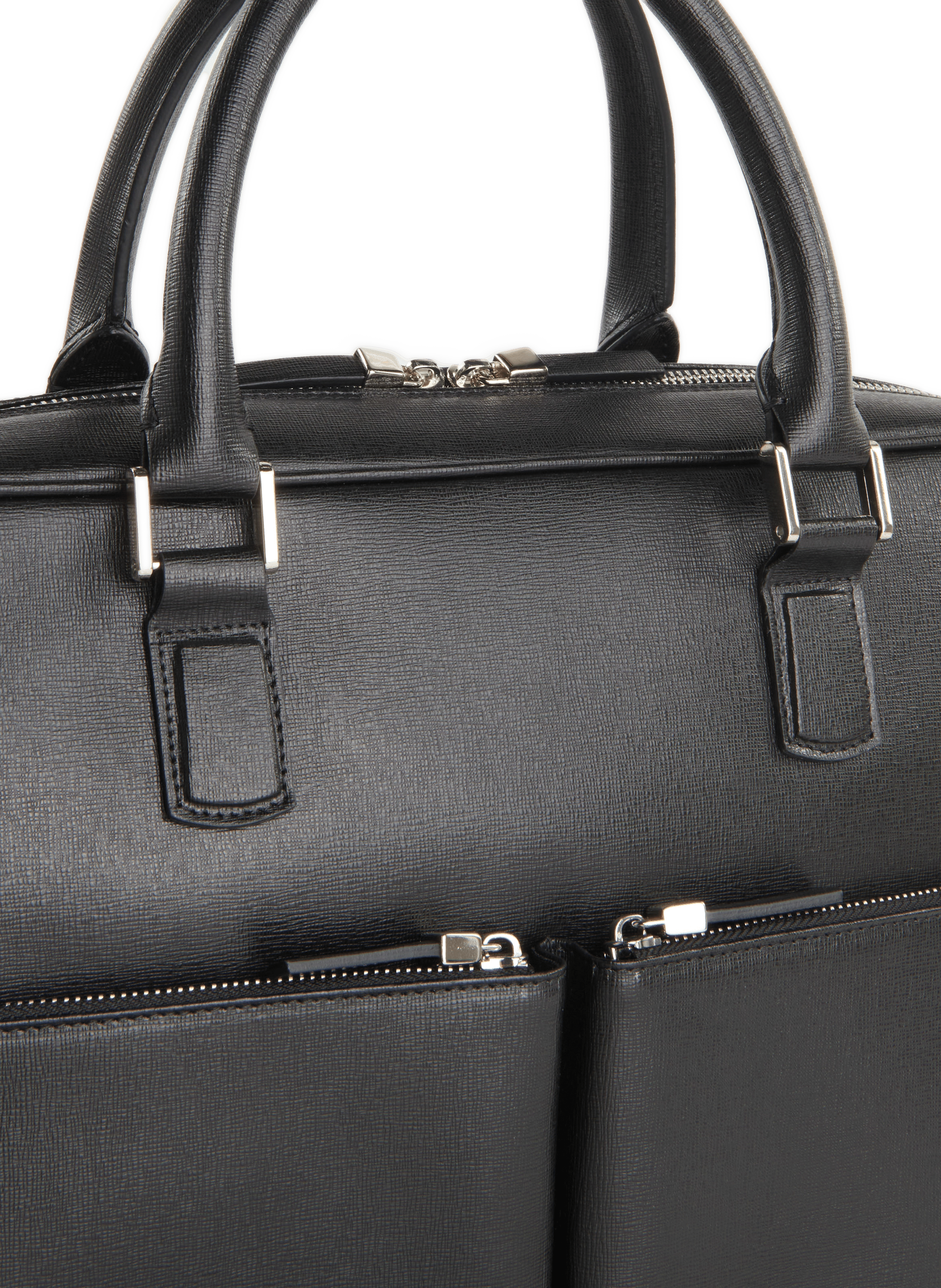 Leather briefcase  SAISON 1865 Black