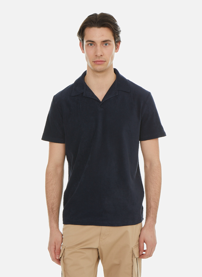 Towelling polo shirt  SELECTED