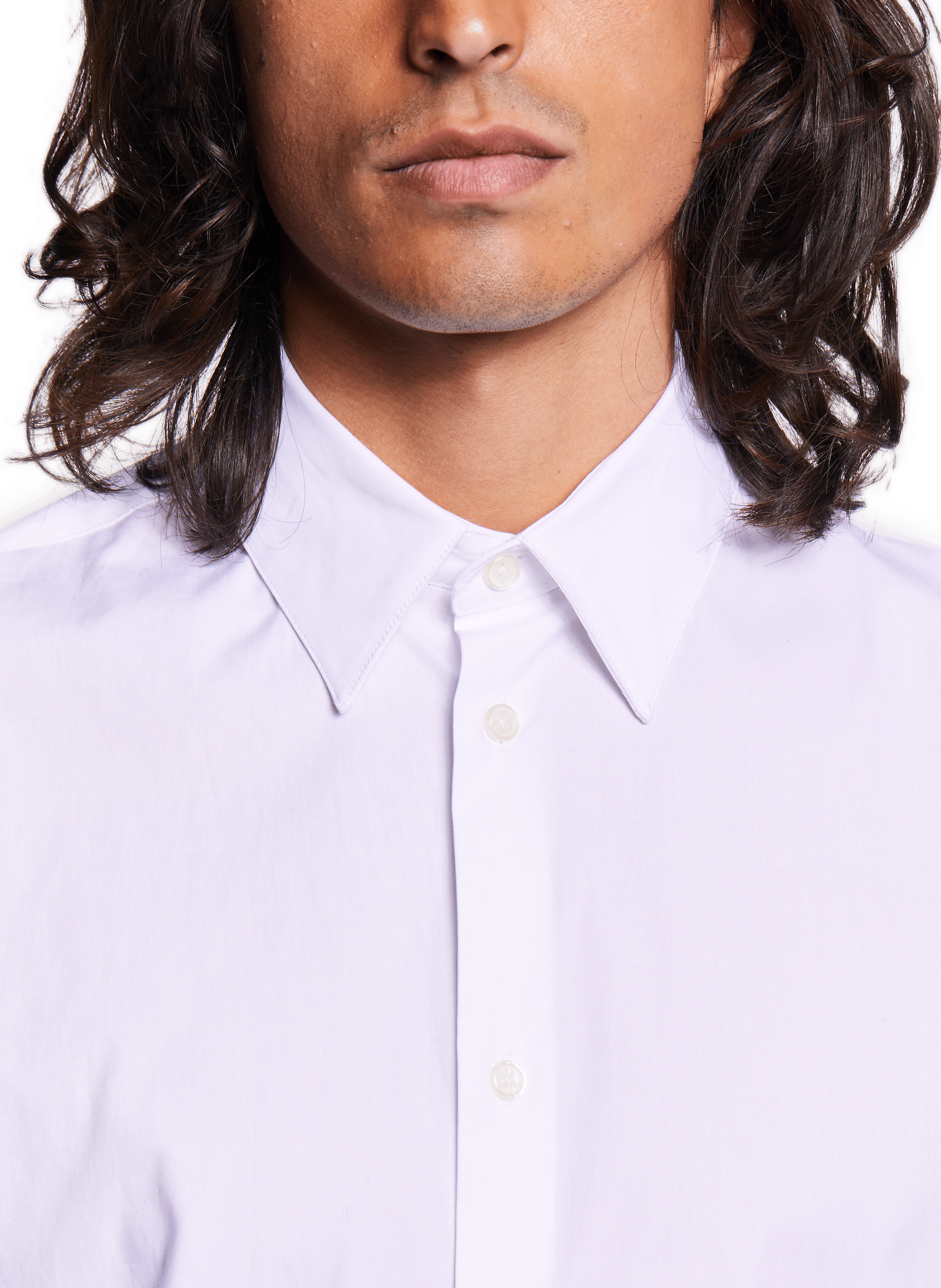 Cotton poplin shirt AU PRINTEMPS PARIS White