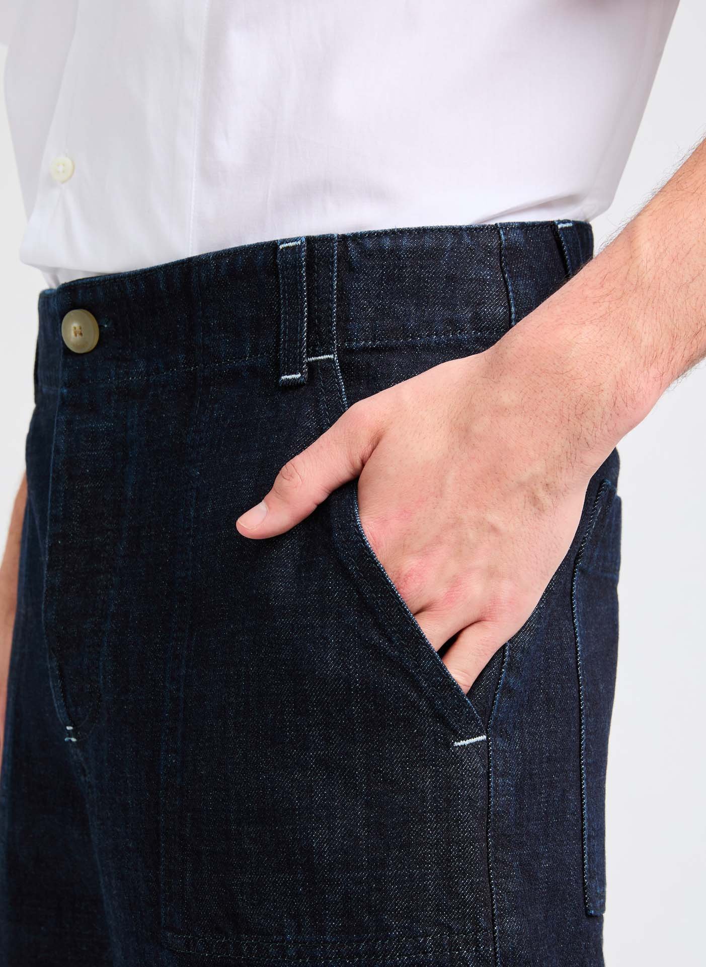 Denim Shorts JACQUEMUS Blue