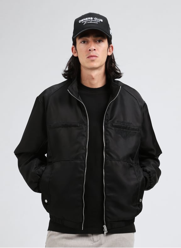 Nylon Racing Jacket Black by REPRESENT REPRESENT Nylon Racing Jacket Black