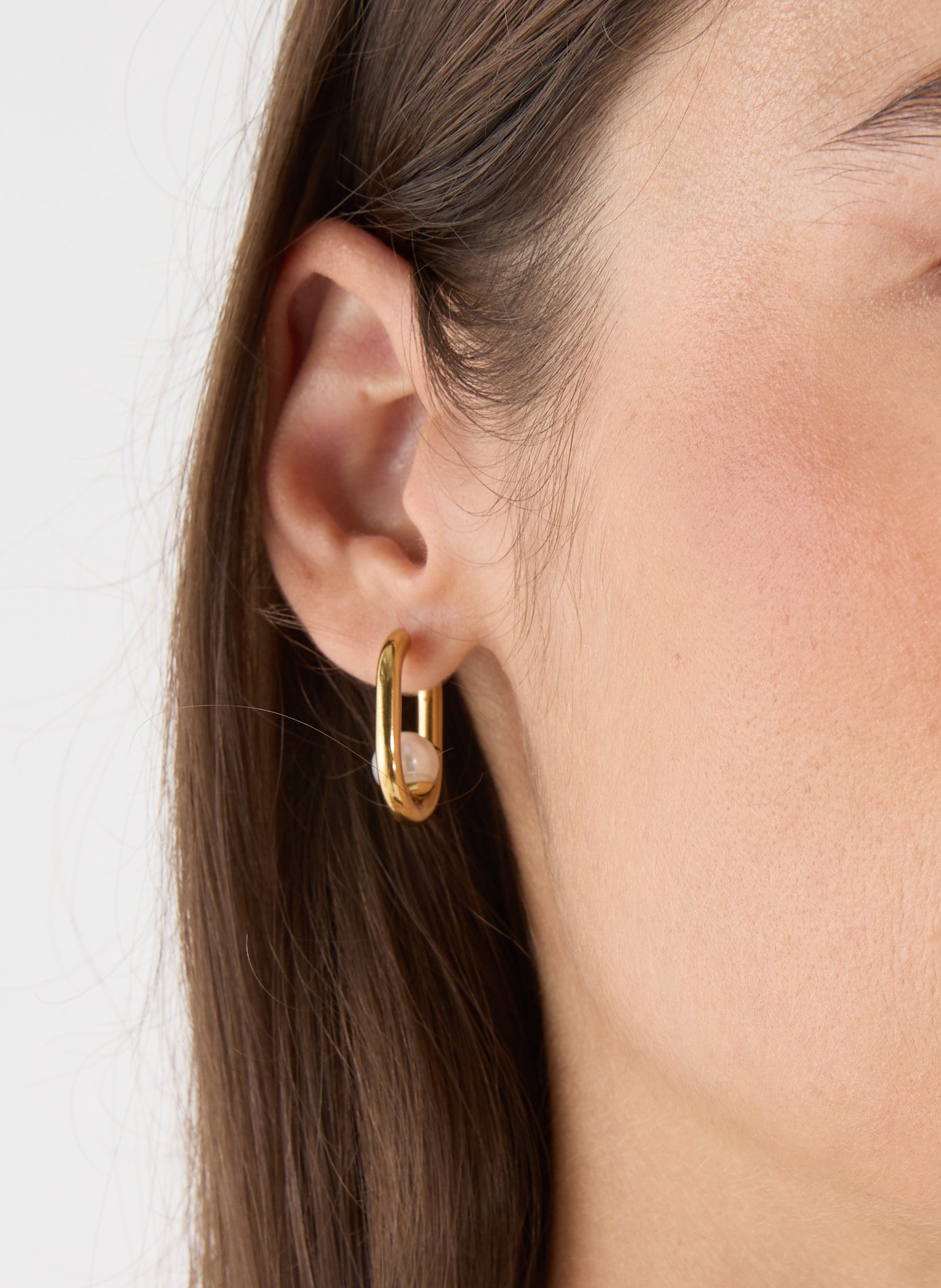 Pearl earrings AU PRINTEMPS PARIS Golden