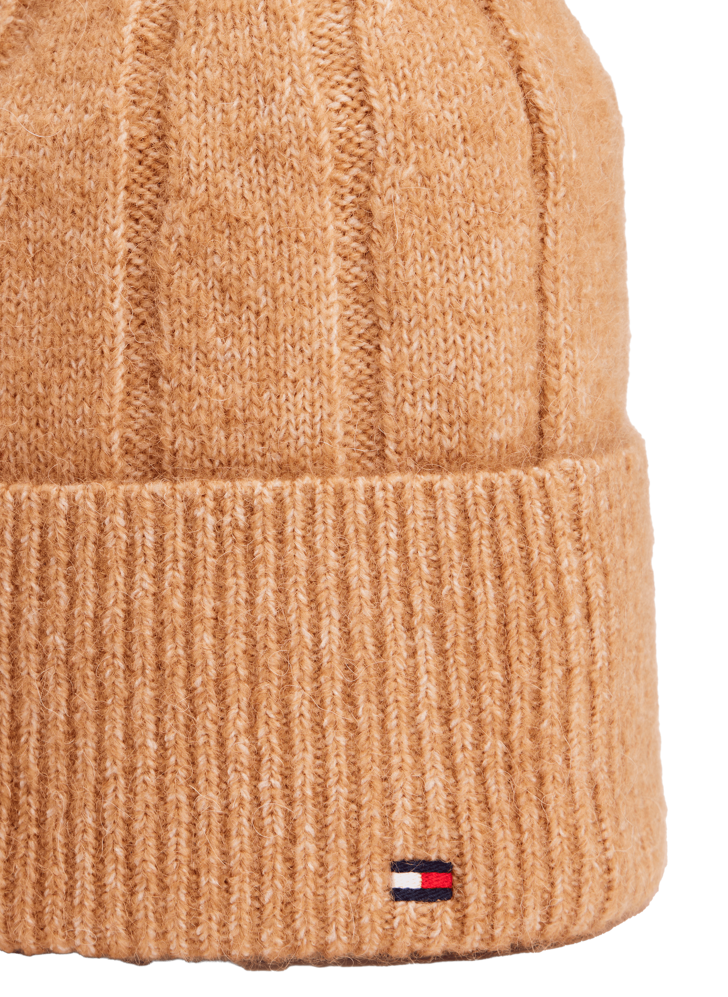 Logo beanie TOMMY HILFIGER Brown