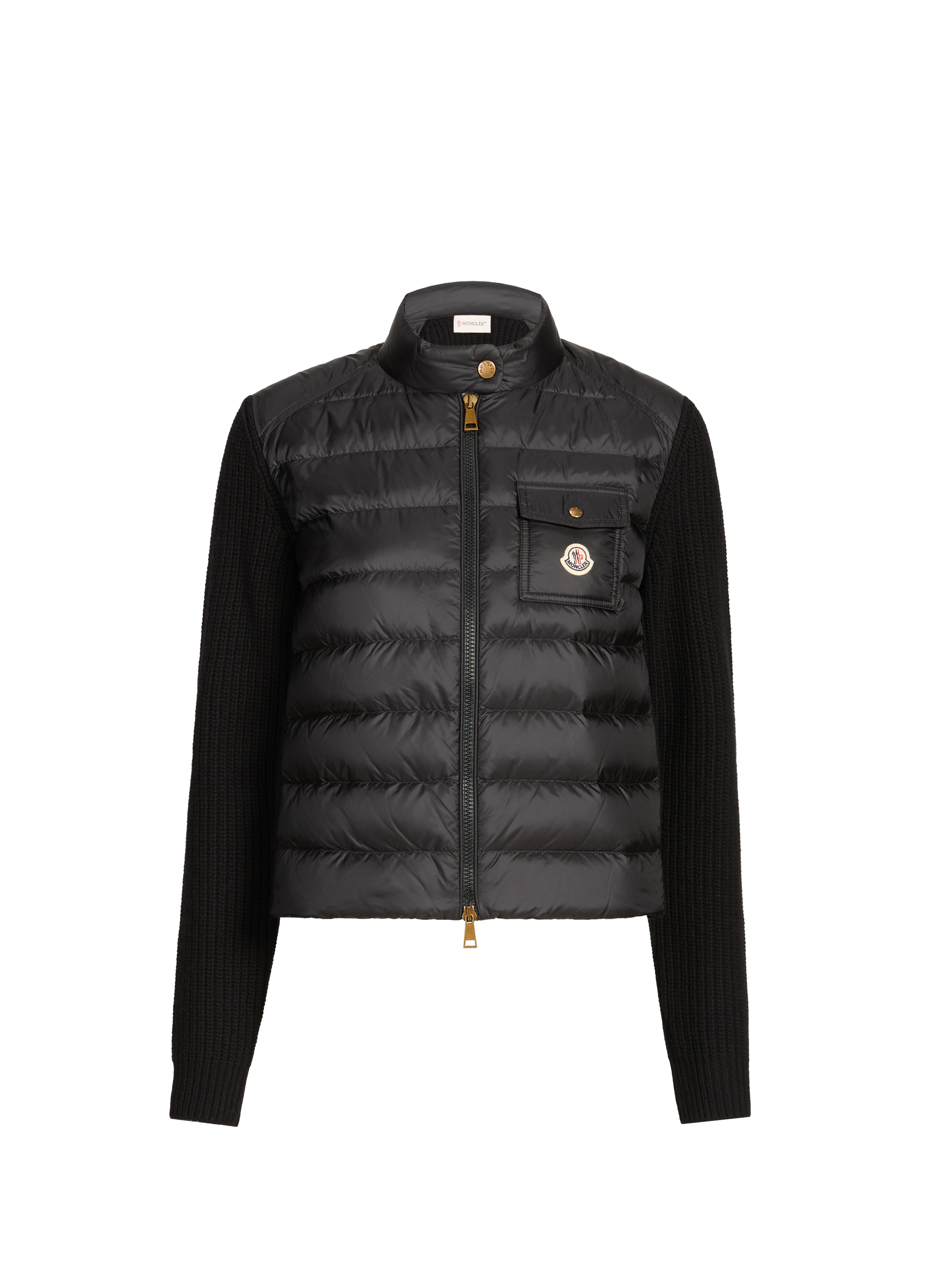 Cardigan matellassé zippé  MONCLER Noir