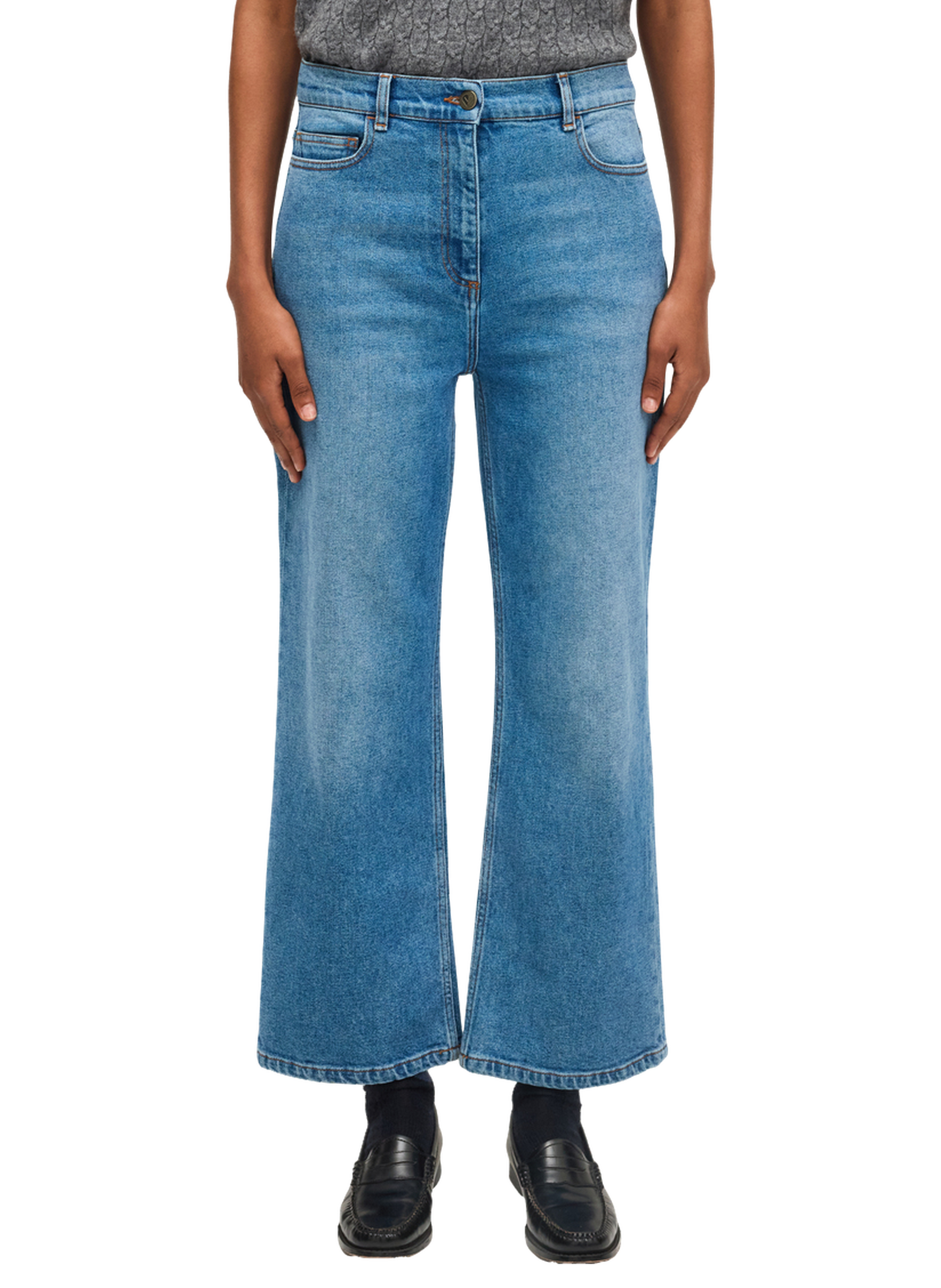 Blue jean droit - claria PABLO Bleu