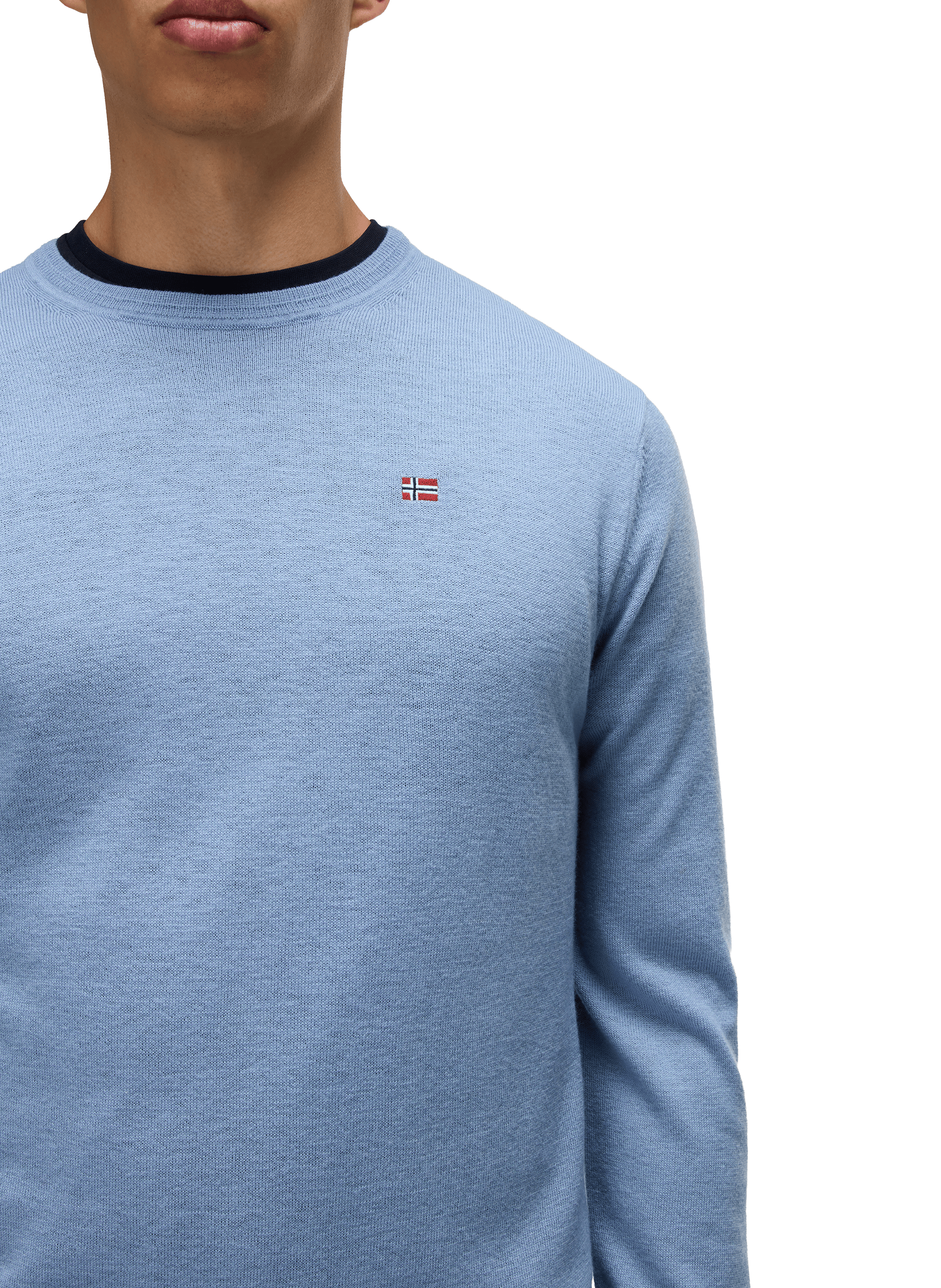  Round-neck wool jumper NAPAPIJRI Blue