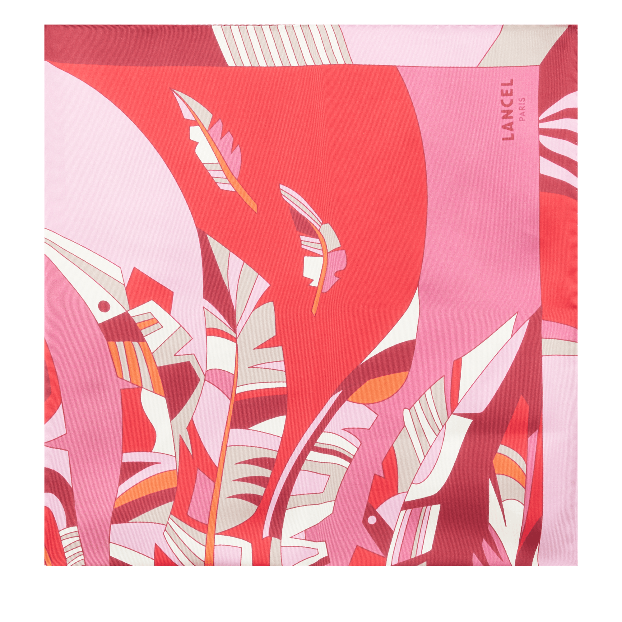 Carré de soie 90 motif arabesque de lancel en soie LANCEL Multicolore