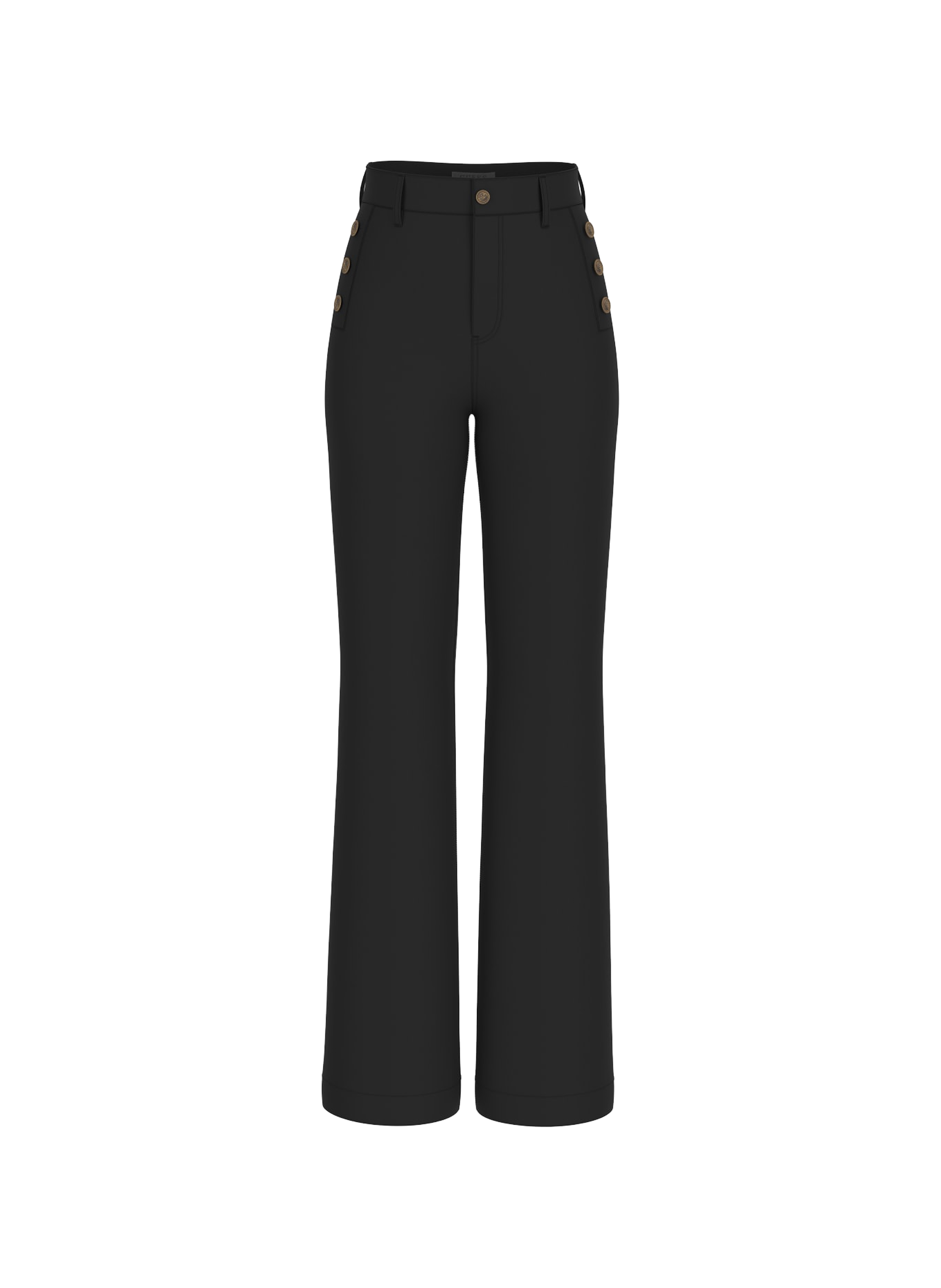 GUESS Bootcut trousers Black