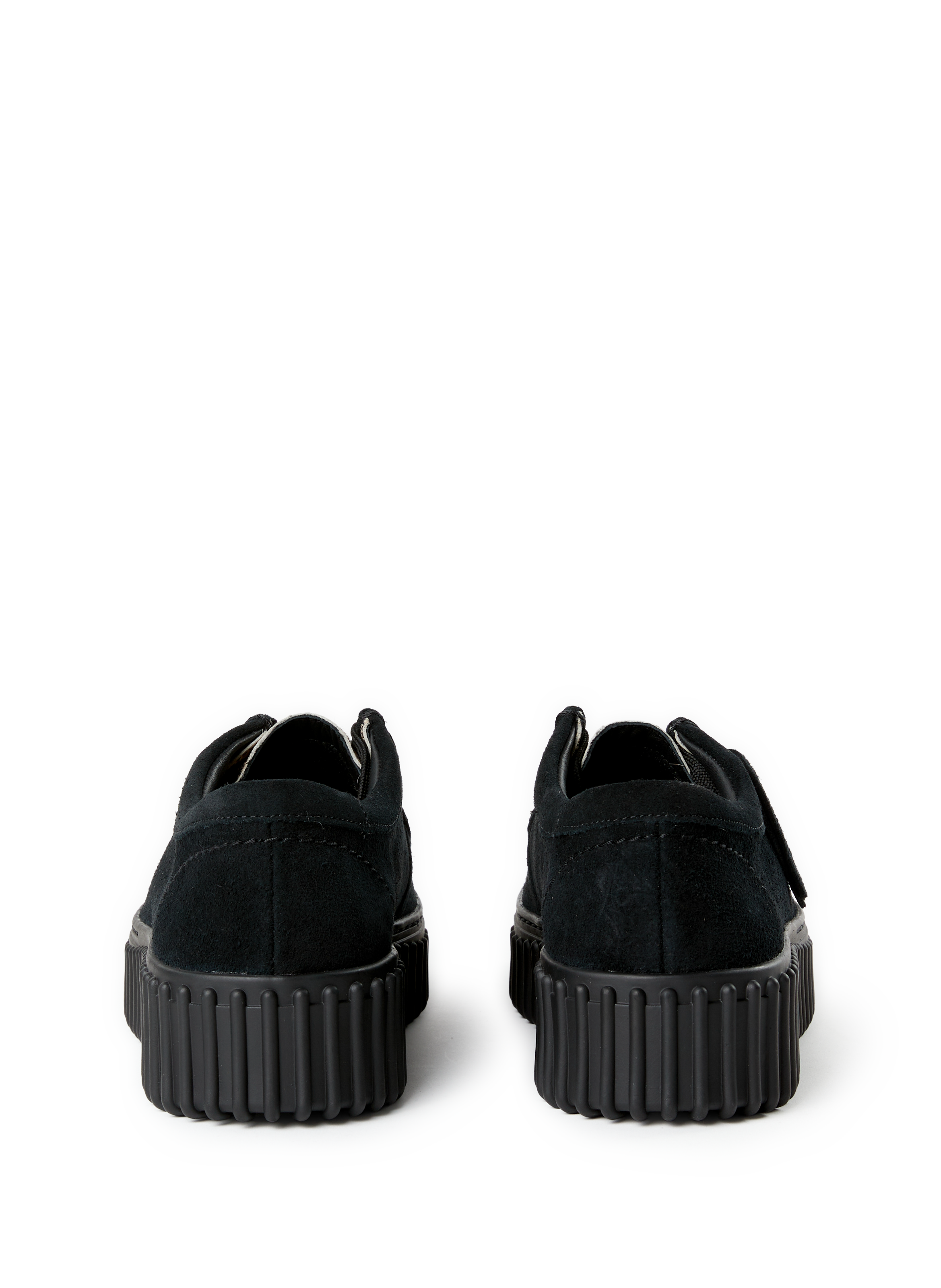 Scalloped leather loafers CLARKS Multicolour