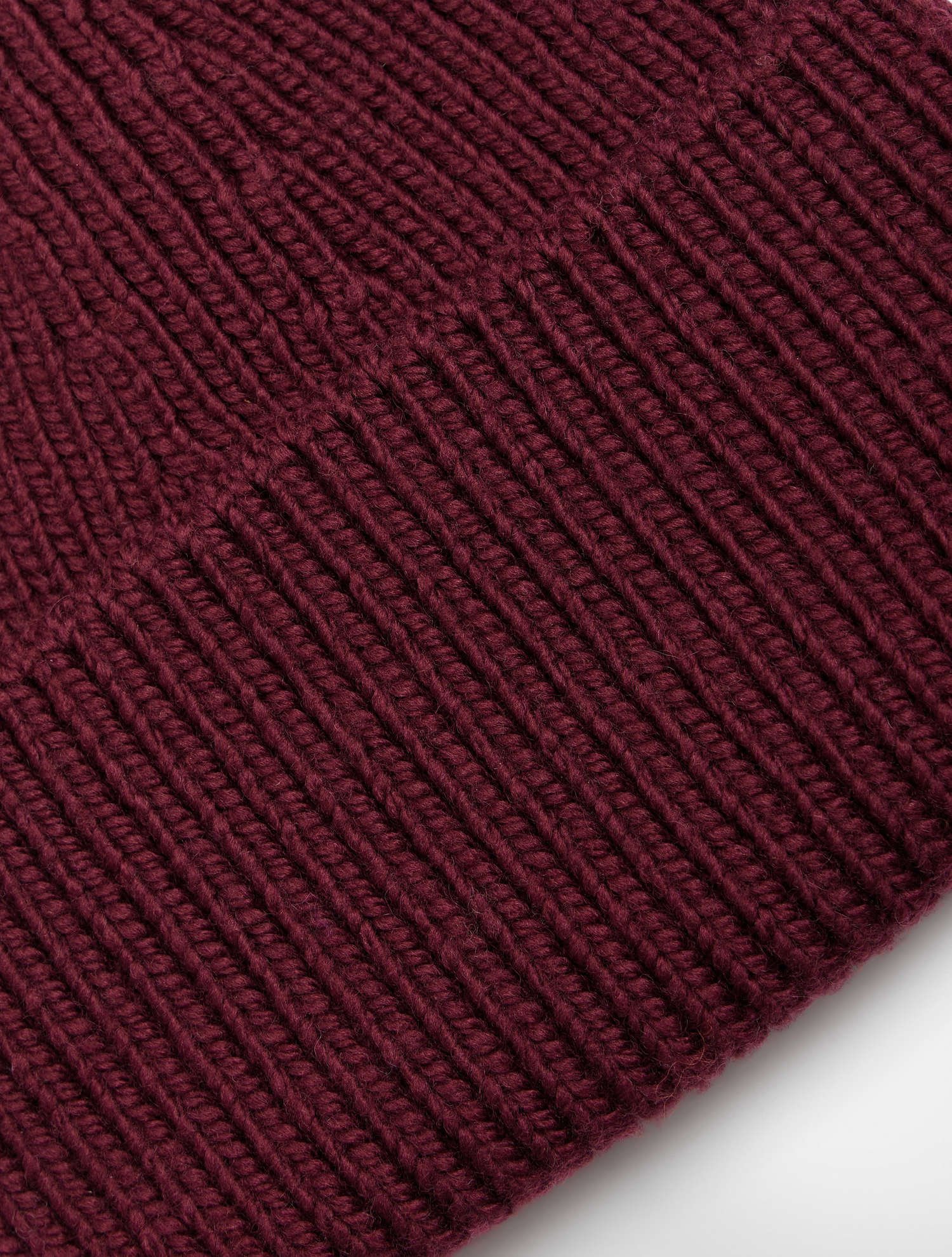 Bonnet knit beanie coupe regular FUSALP Rouge