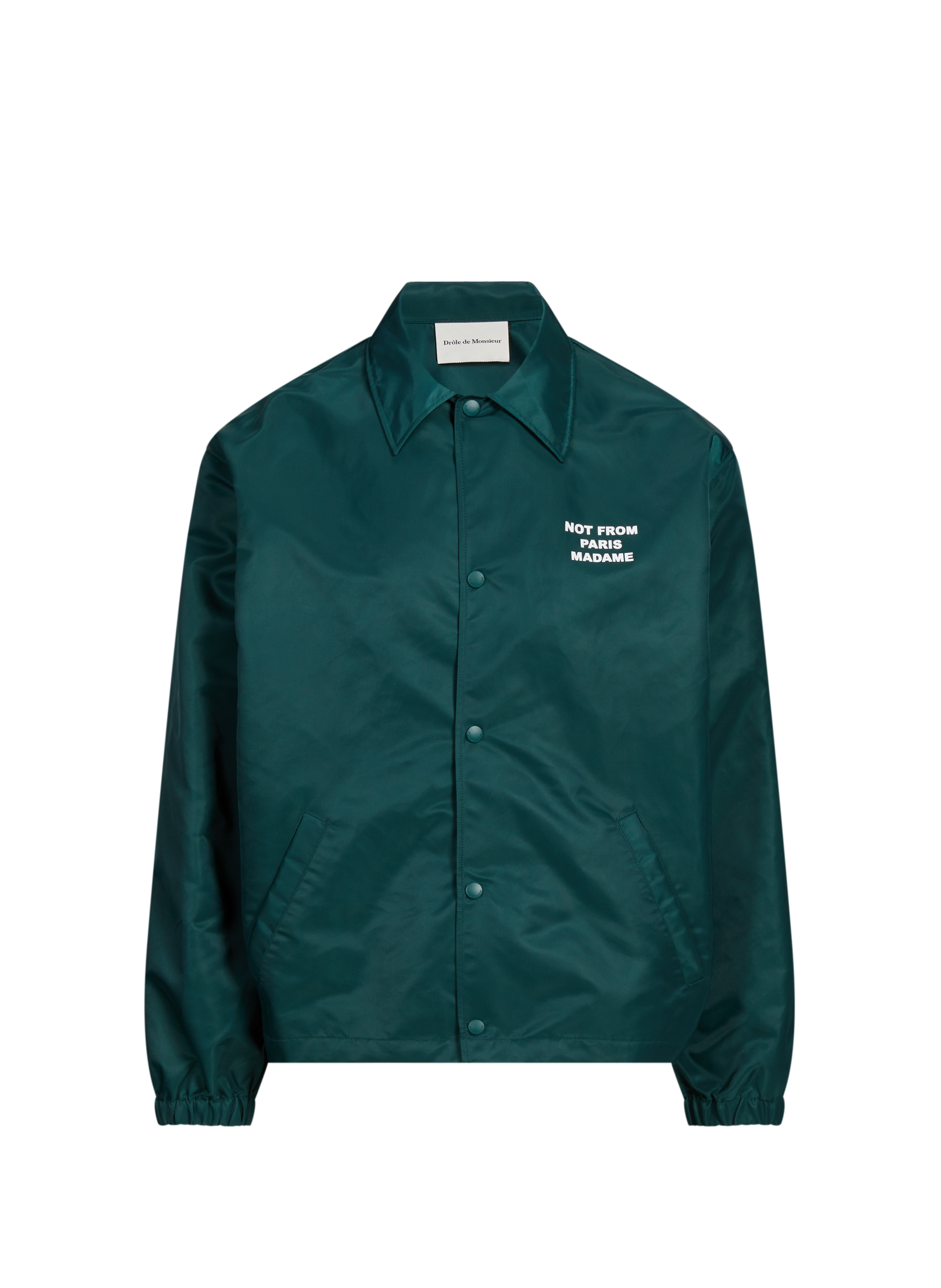 DROLE DE MONSIEUR La veste slogan  Vert