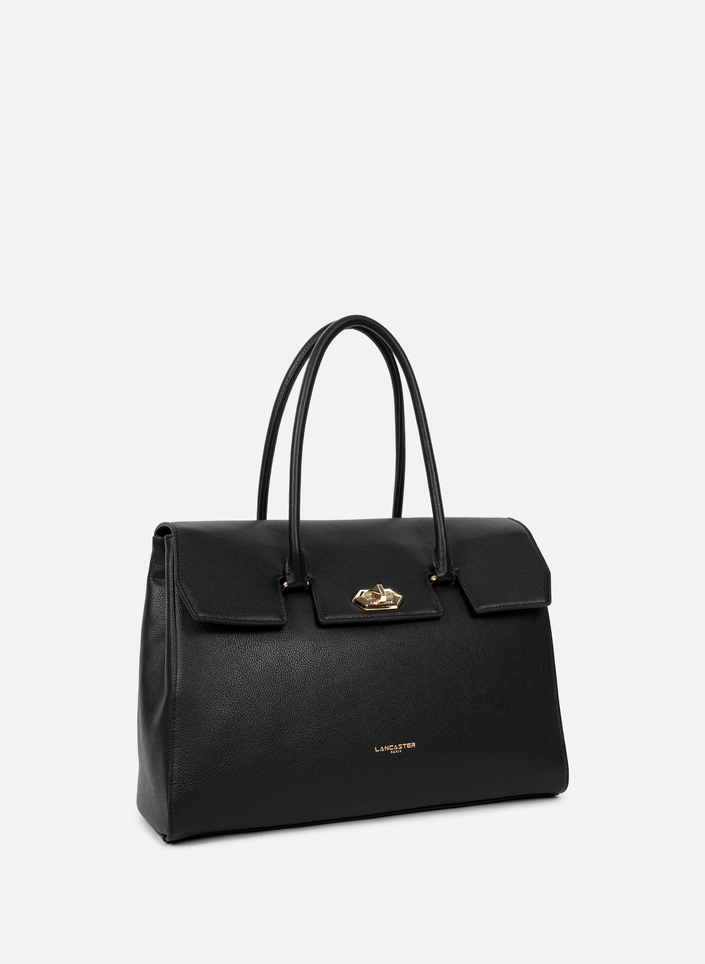 Très grand sac cabas épaule - milano cosmos LANCASTER Noir