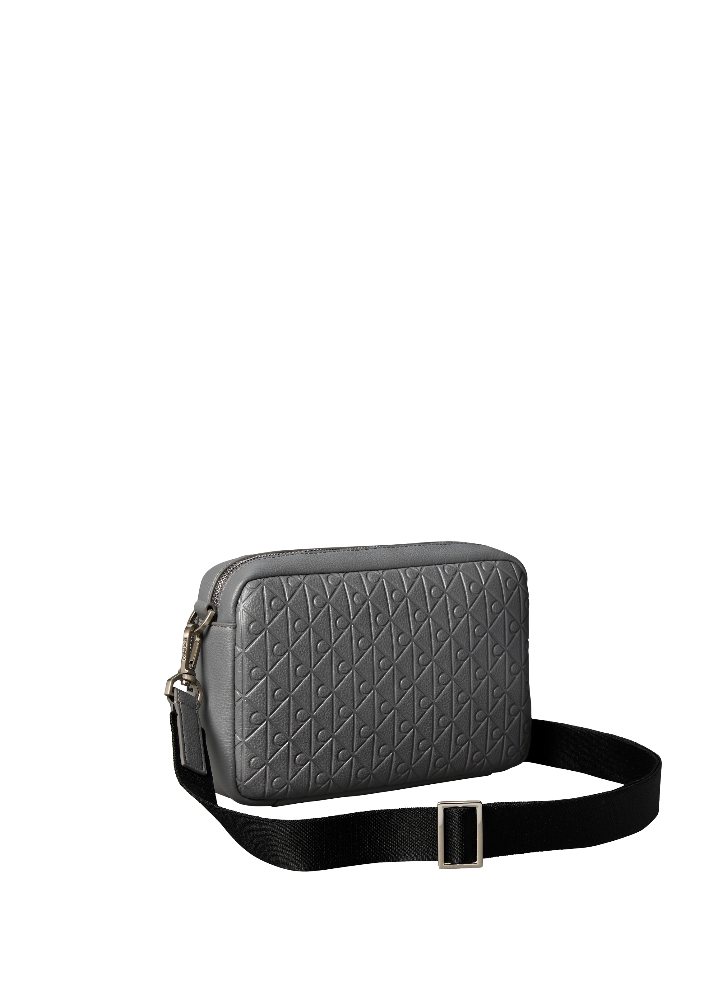 Monogram crossbody bag Grey