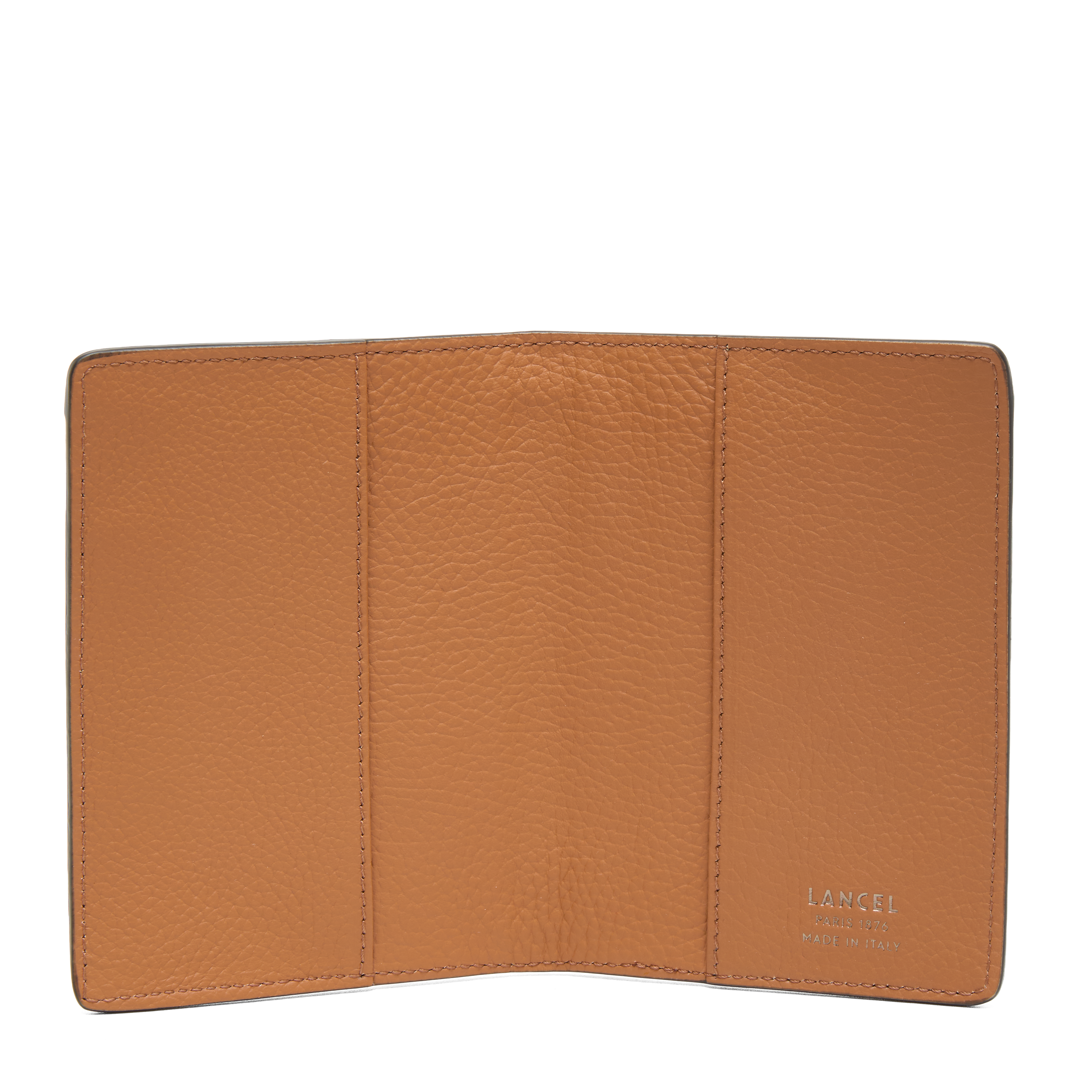 Porte-passeport charlie de lancel en cuir LANCEL Marron