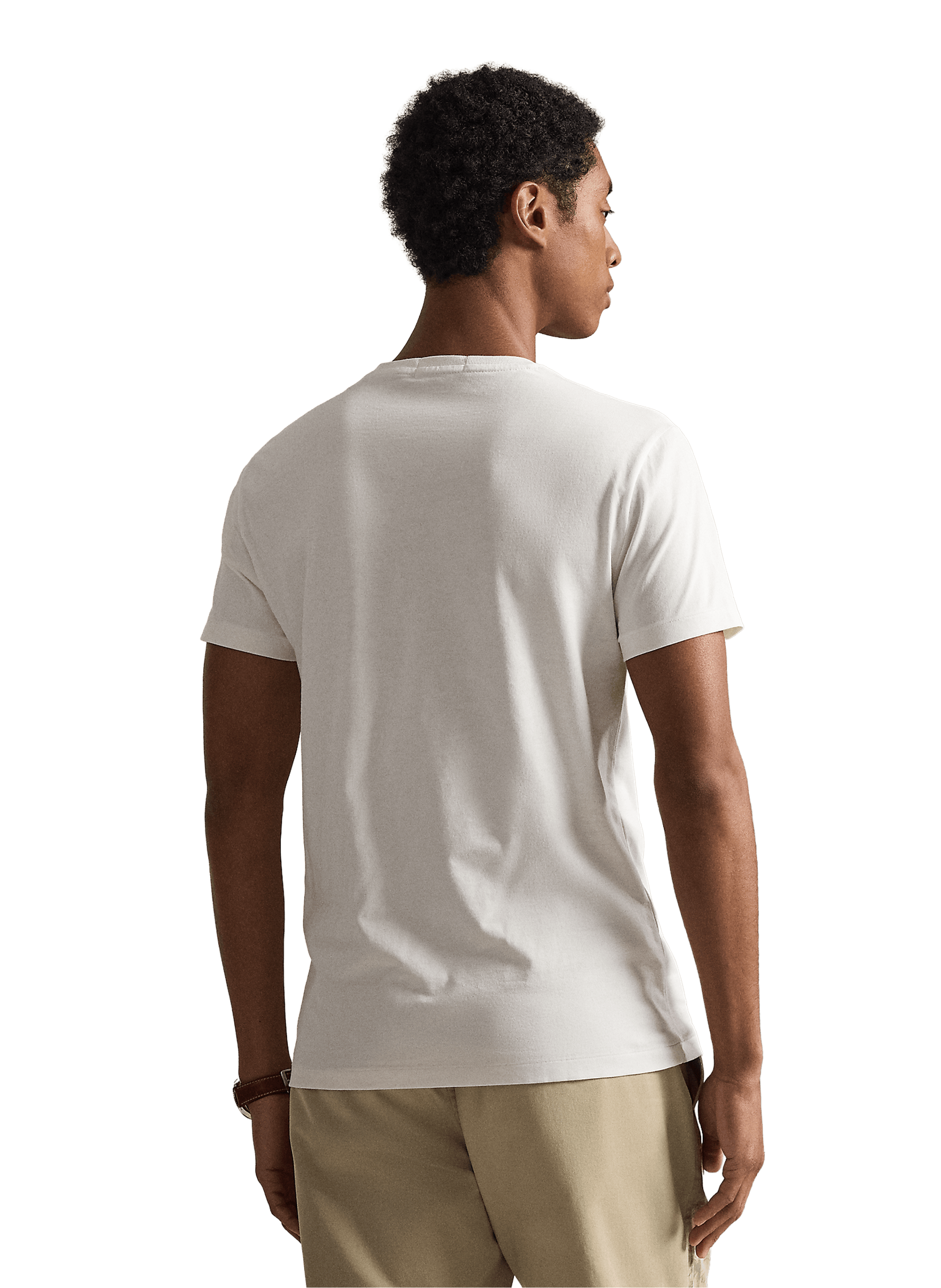 Tee shirt imprimé en coton POLO RALPH LAUREN Blanc