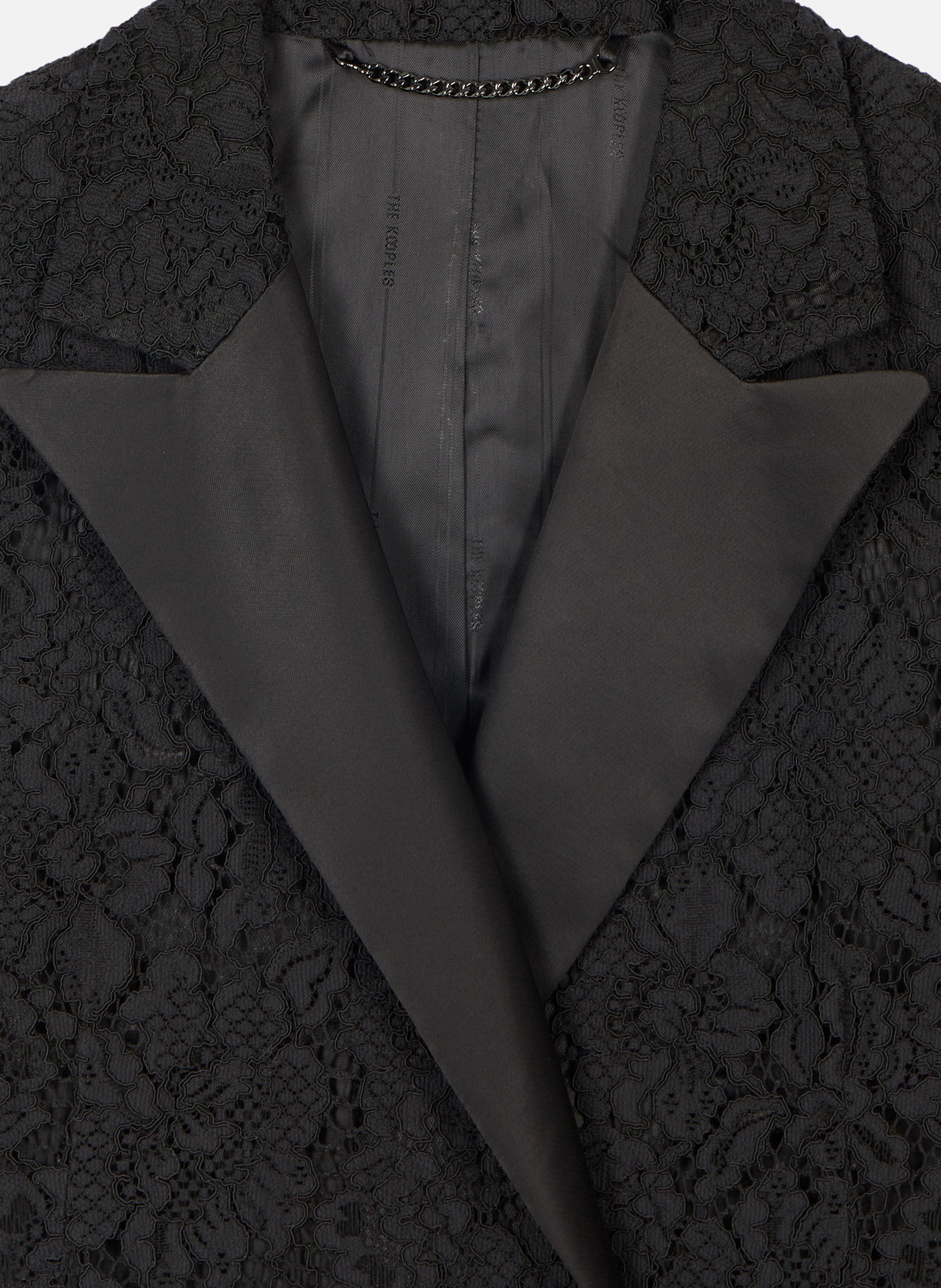 Veste tailleur en dentelle THE KOOPLES Noir