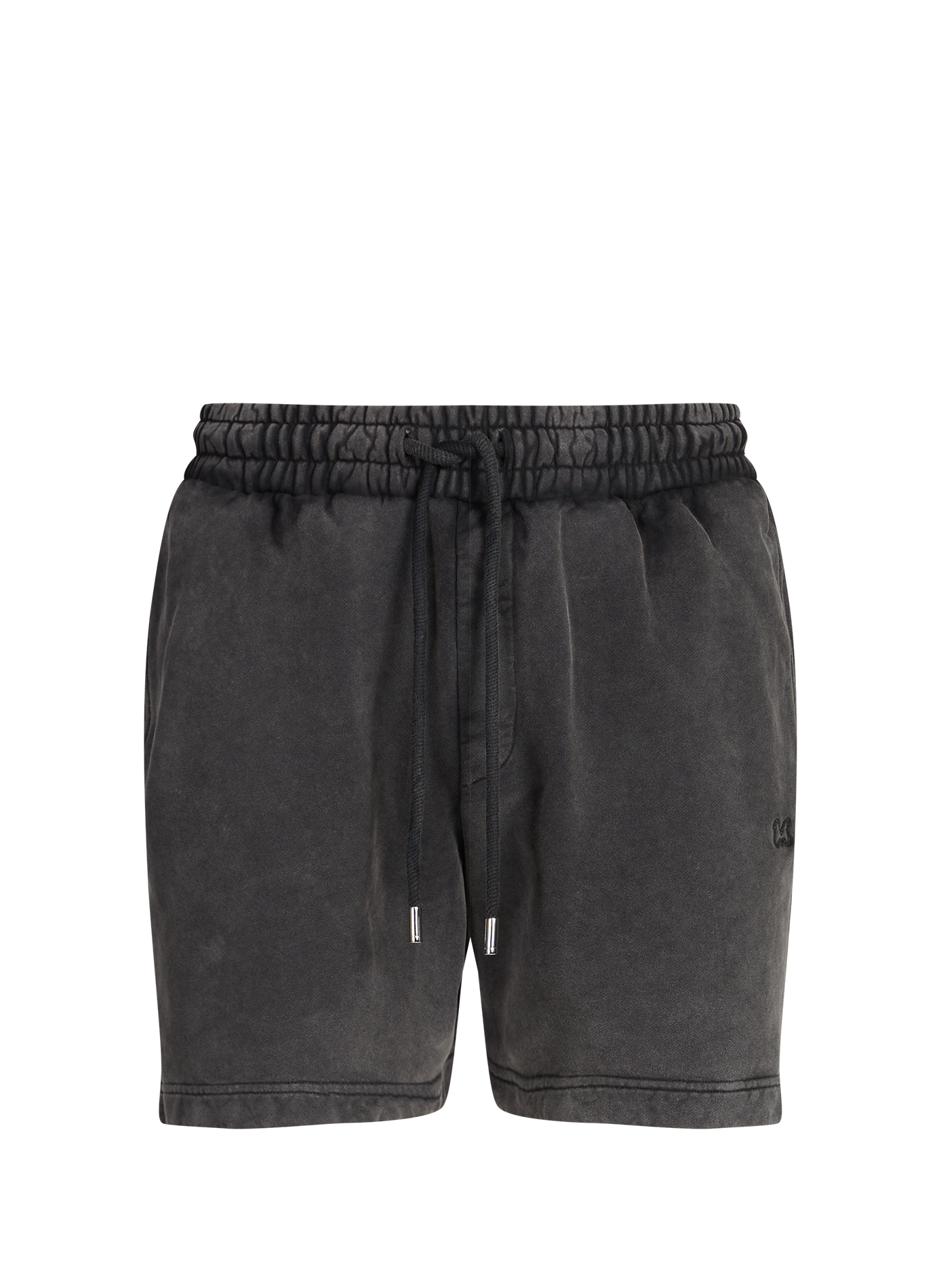 Short de bain Nomade brodé en coton MOUTY Noir