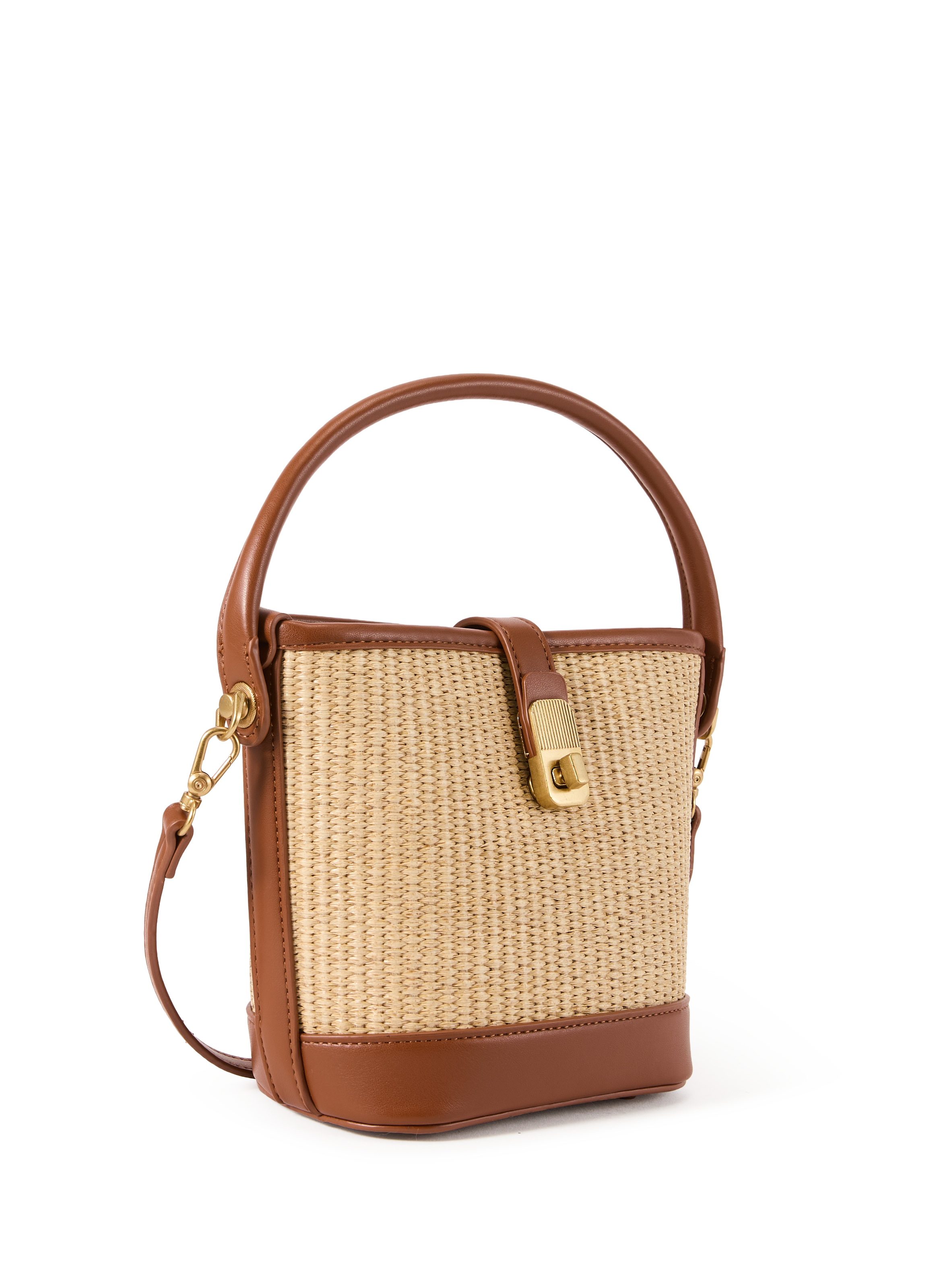 Small bucket shoulder bag AU PRINTEMPS PARIS Beige