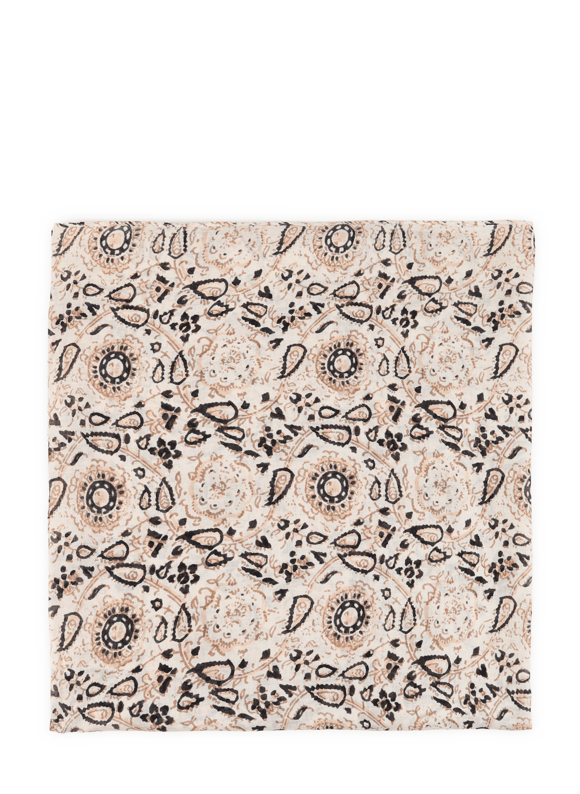 Etole voile imprimée cachemire AU PRINTEMPS PARIS Beige