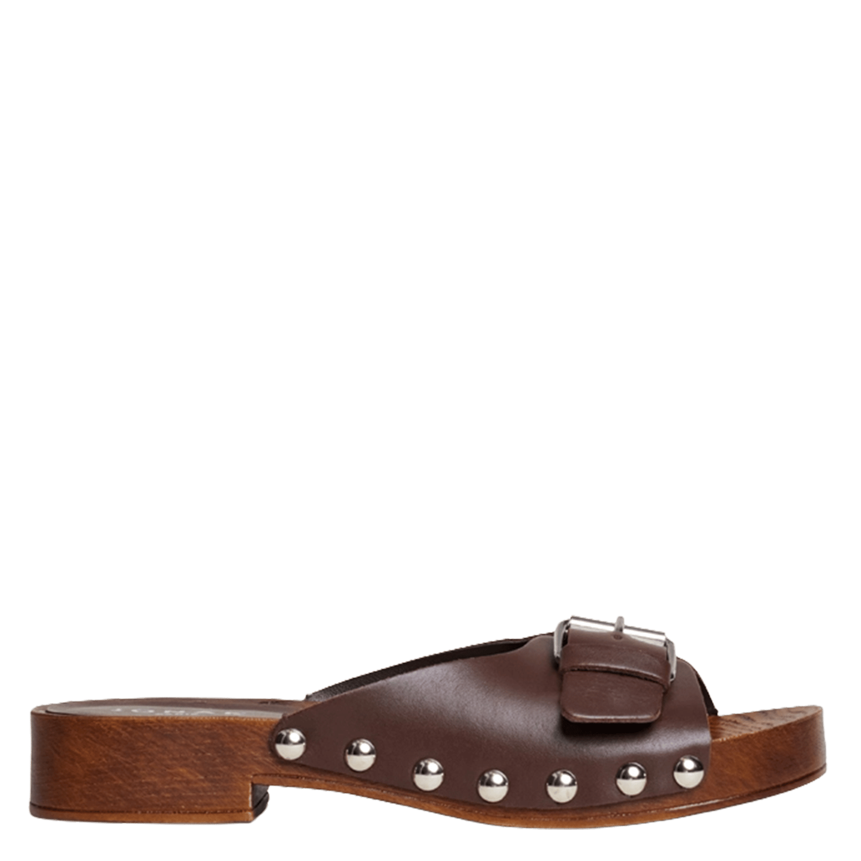 Mules en cuir enora JONAK Marron