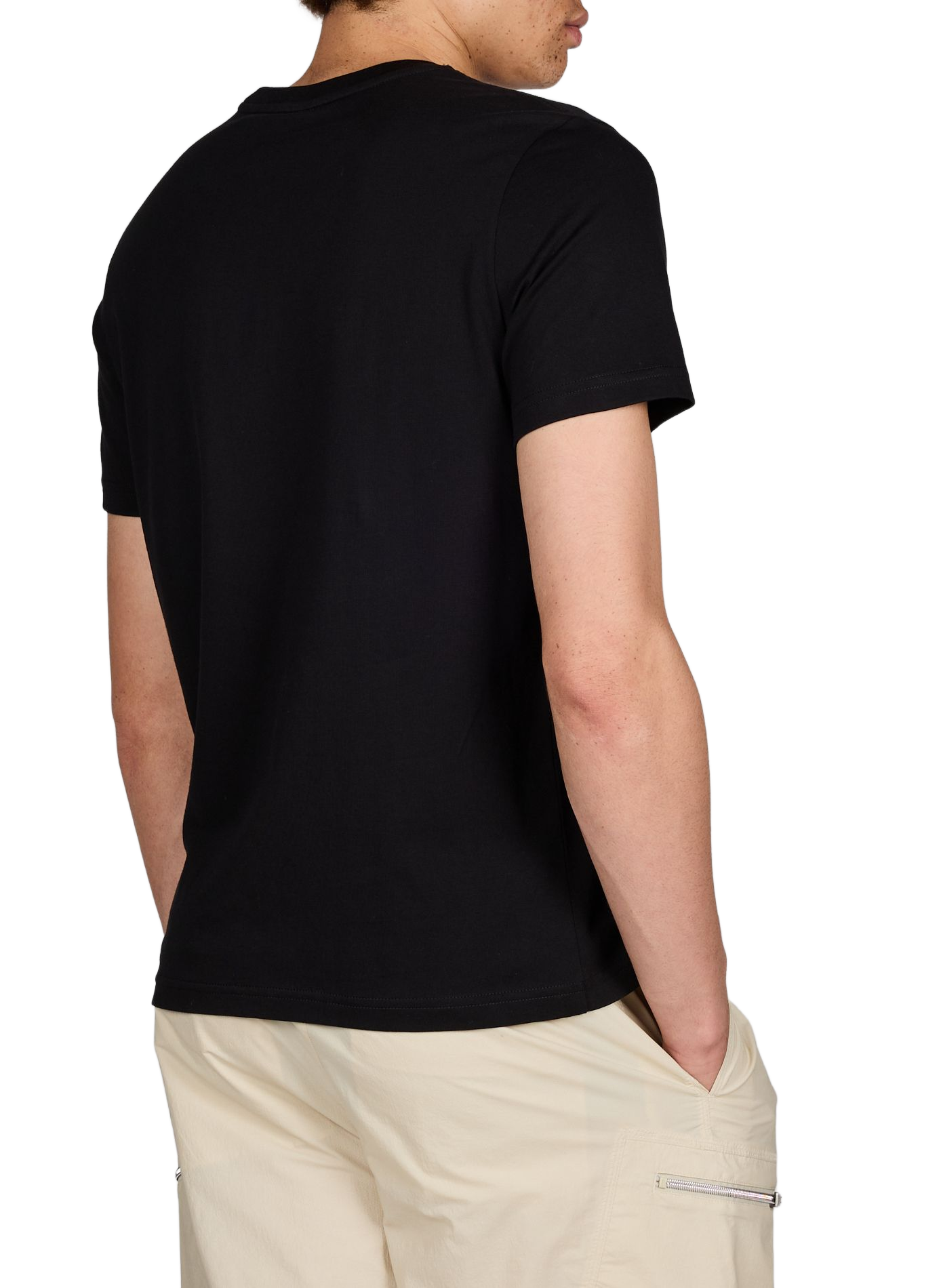 T-shirt à logo en coton MOOSE KNUCKLES Noir