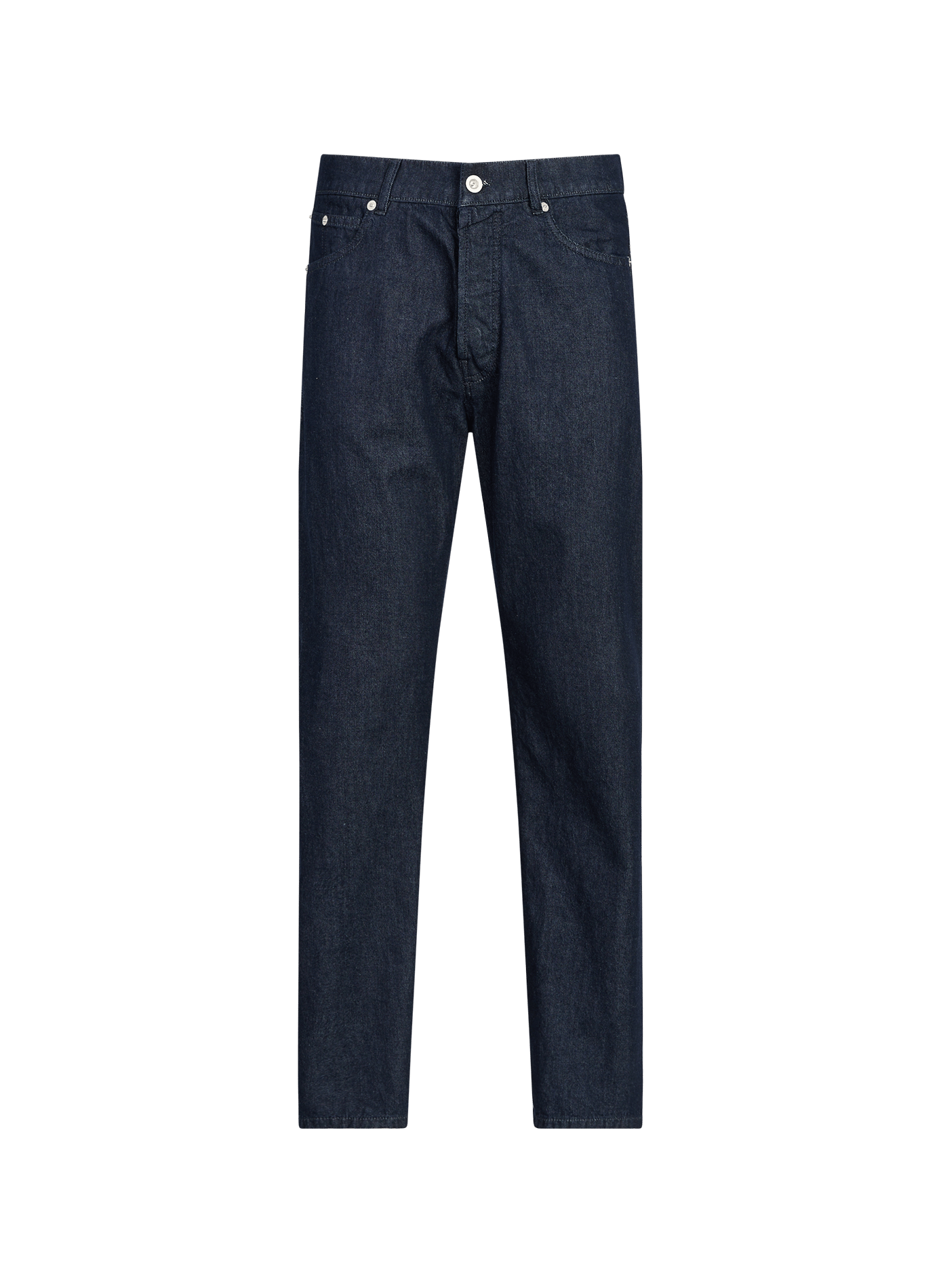 Jean droit en coton CP COMPANY Bleu