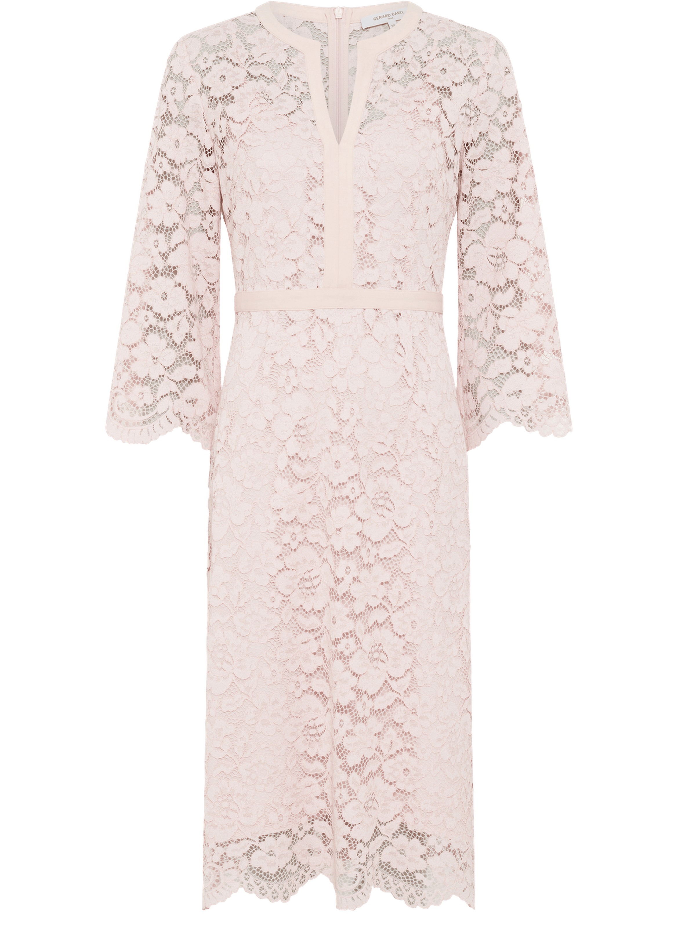 Robe mi-longue en dentelle - radia GERARD DAREL Rose