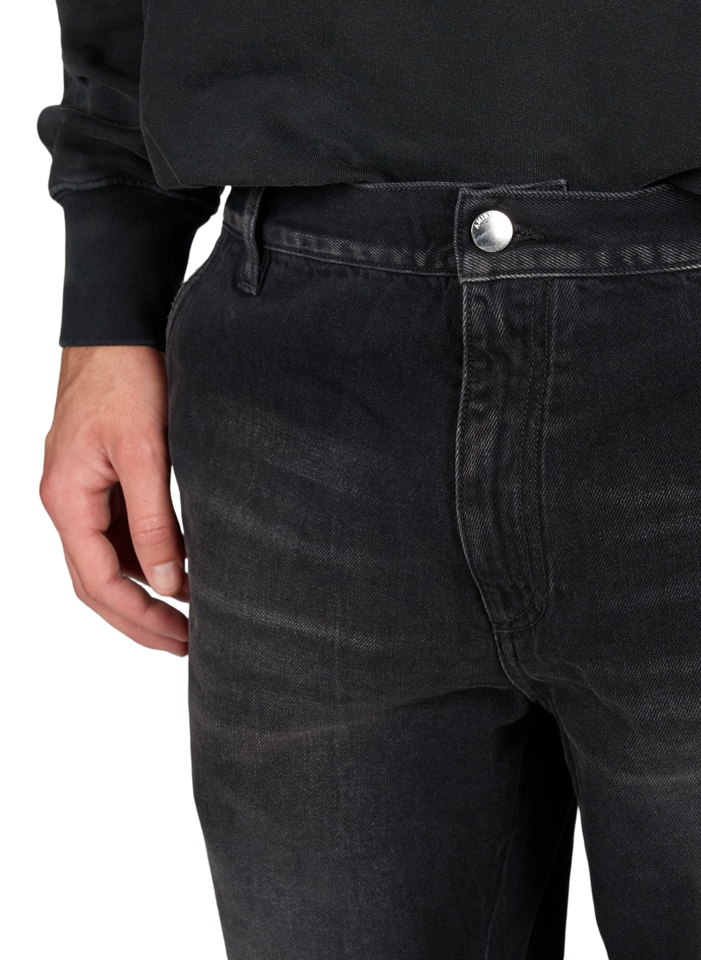 Flared cotton jeans  AMIRI Grey