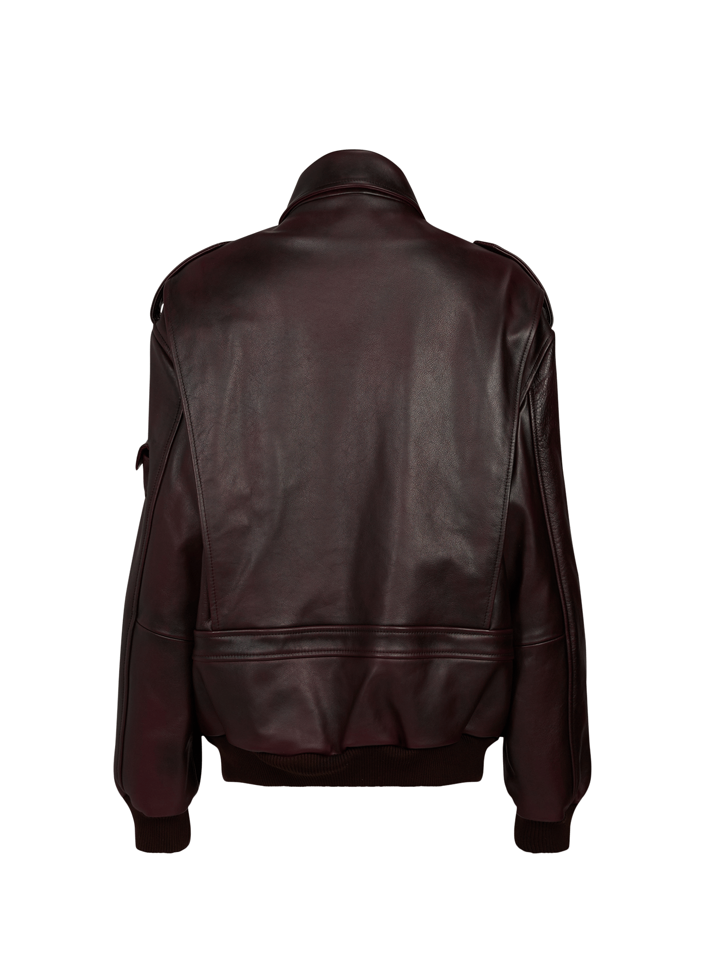 Veste oversize en cuir  COPERNI Rouge