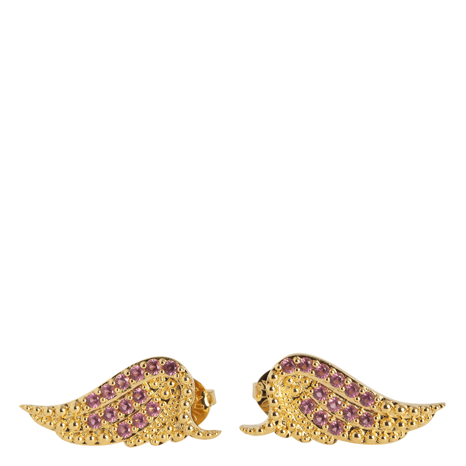 Rock rhinestone earrings ZADIG&VOLTAIRE Yellow
