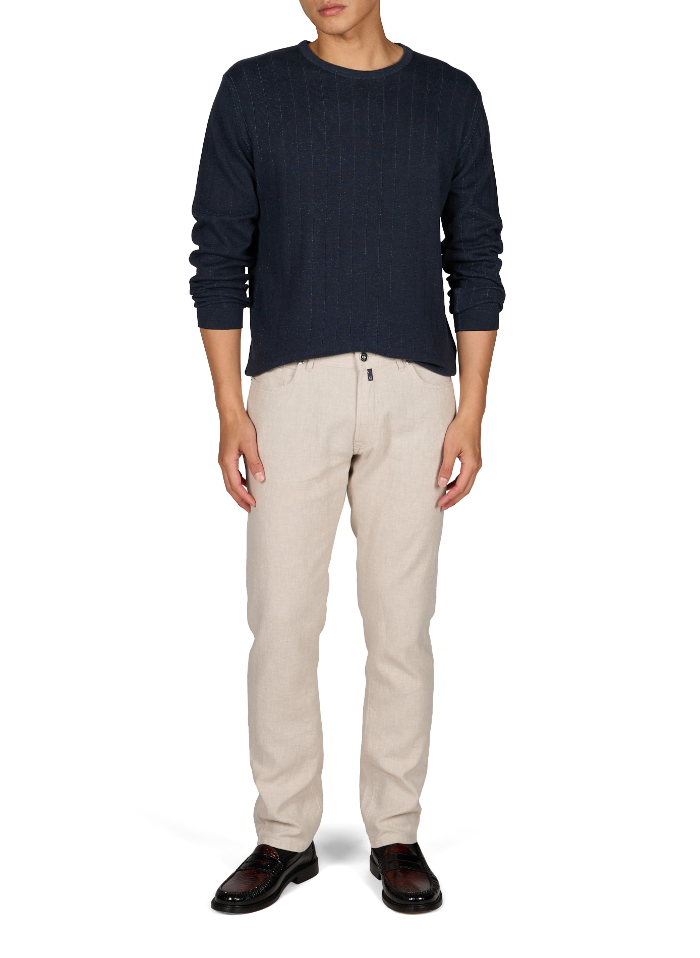 Maglione in cotone PIERRE CARDIN Blu
