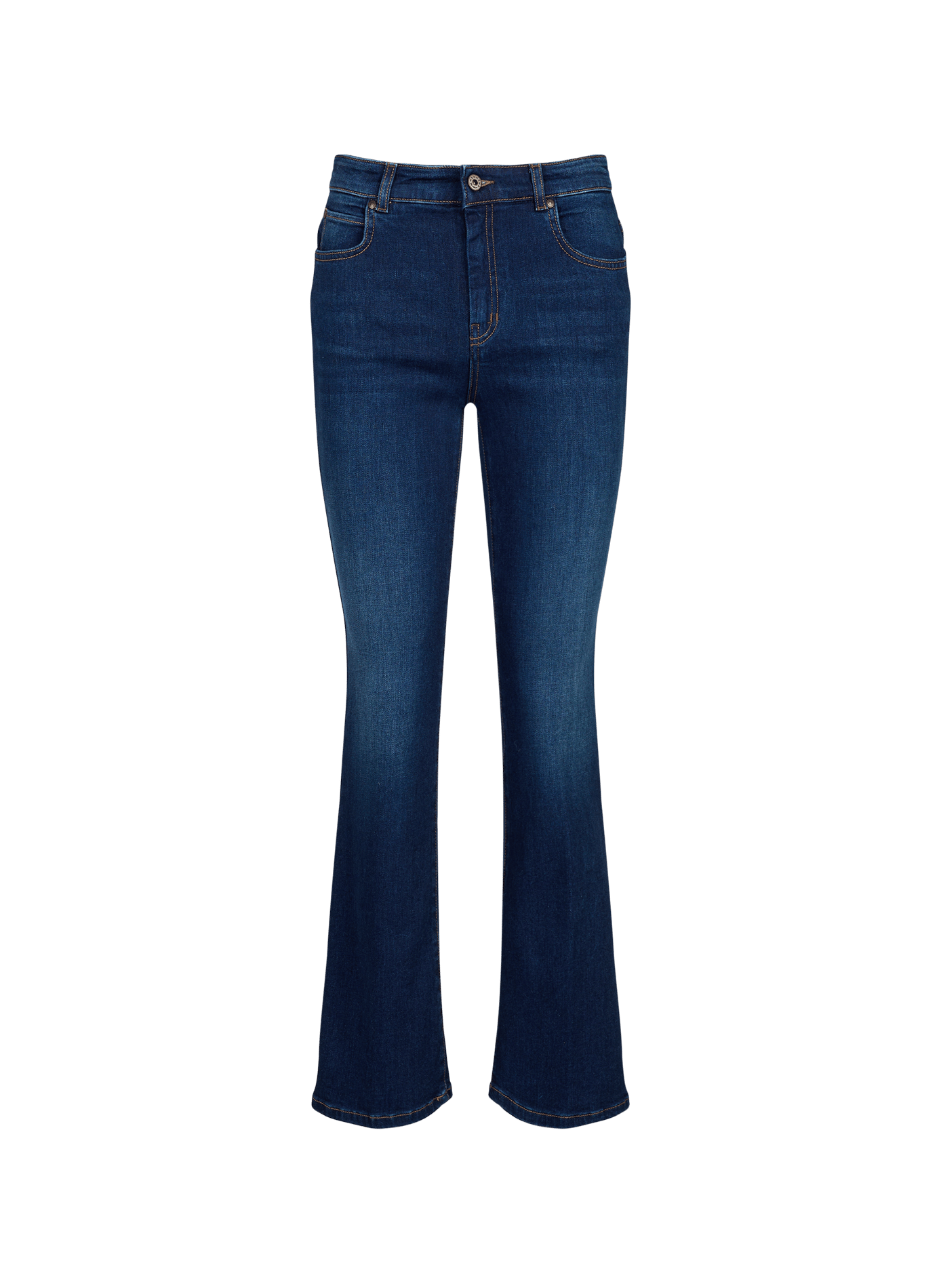 Jean boot-cut en coton mélangé MAX MARA WEEK END Bleu