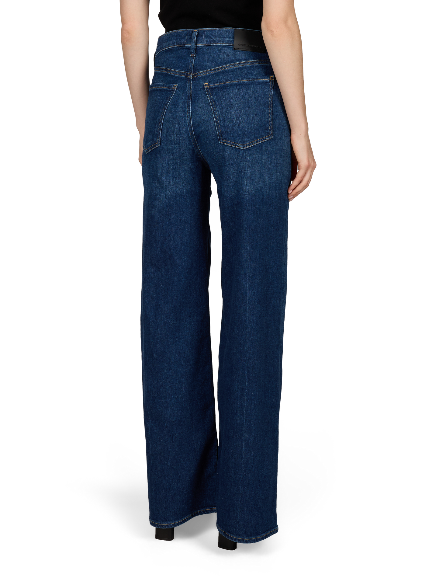 Jean large Lyra taille haute en coton mélangé CITIZENS OF HUMANITY Bleu