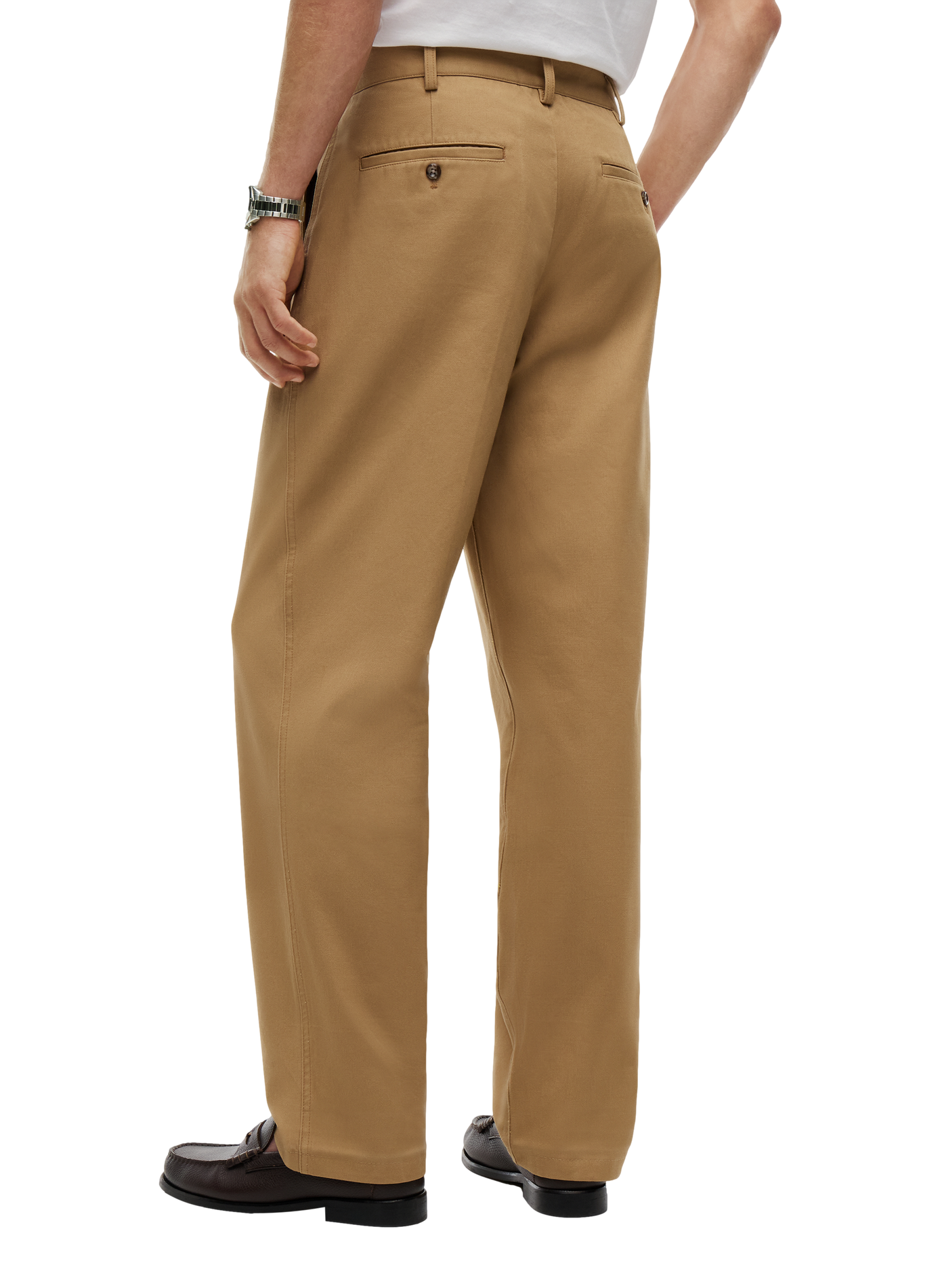 Wide-leg trousers TOMMY HILFIGER Brown