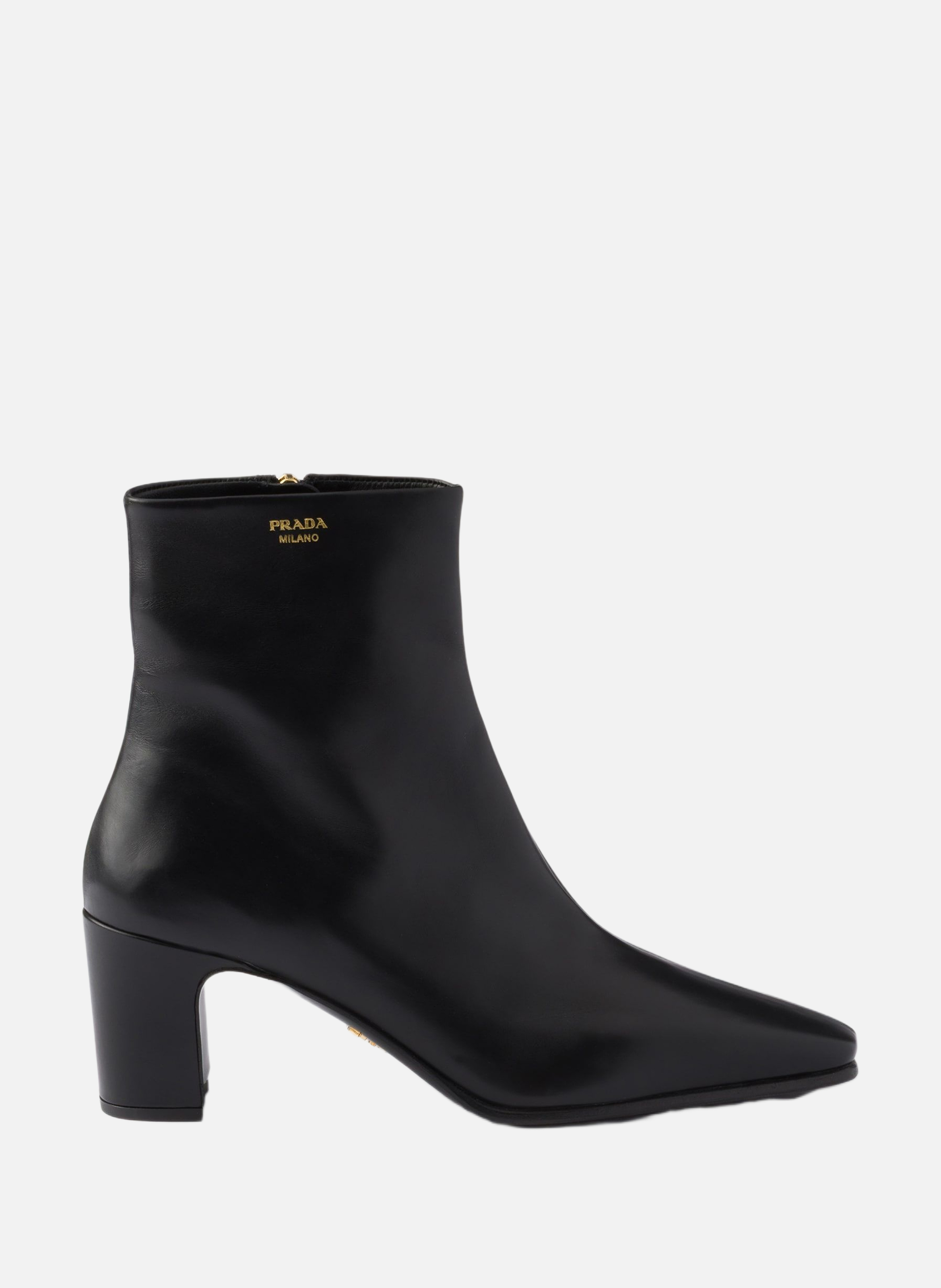 Bottines en cuir PRADA Noir