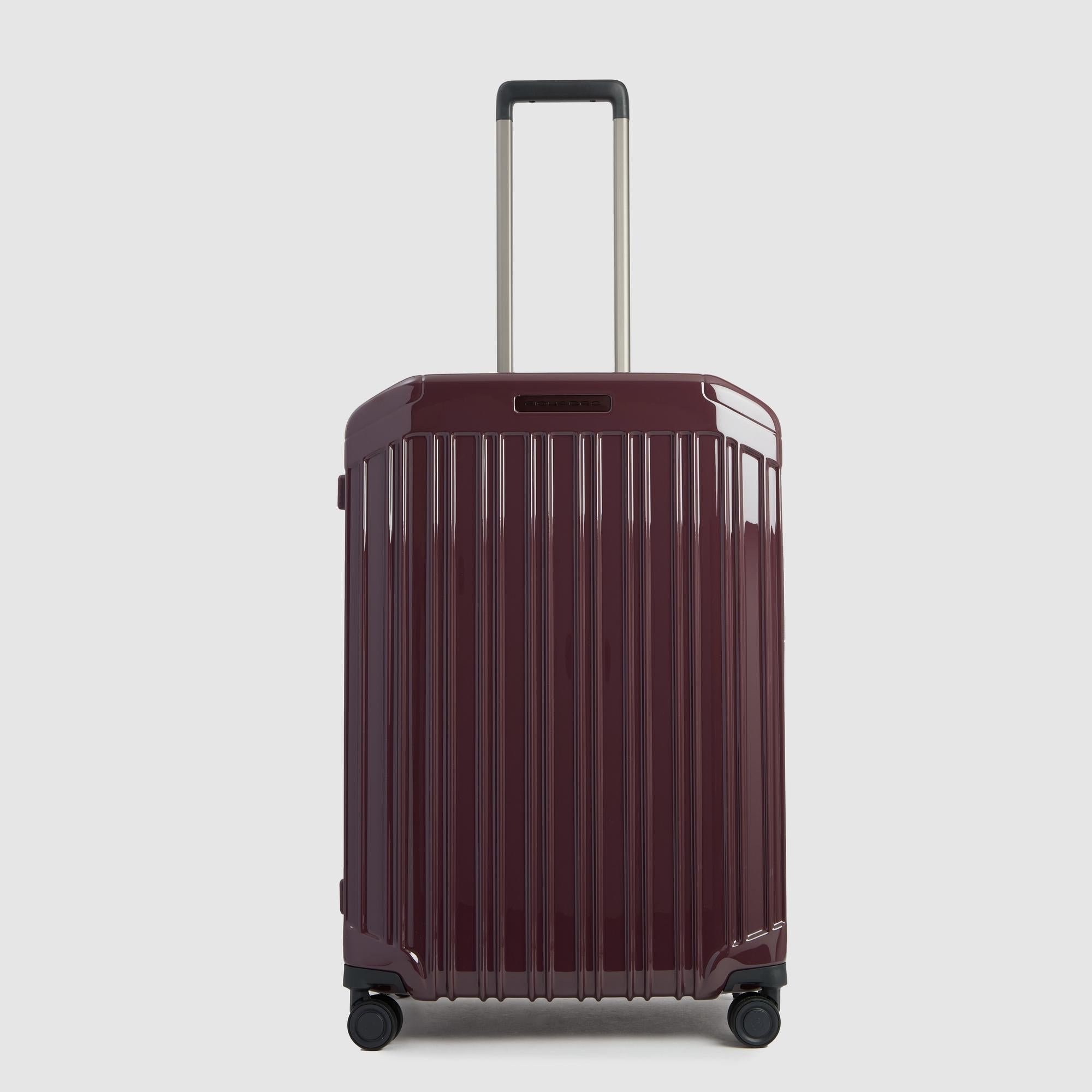 Middelgrote koffer met 4 uitbreidbare wielen PIQUADRO Rood