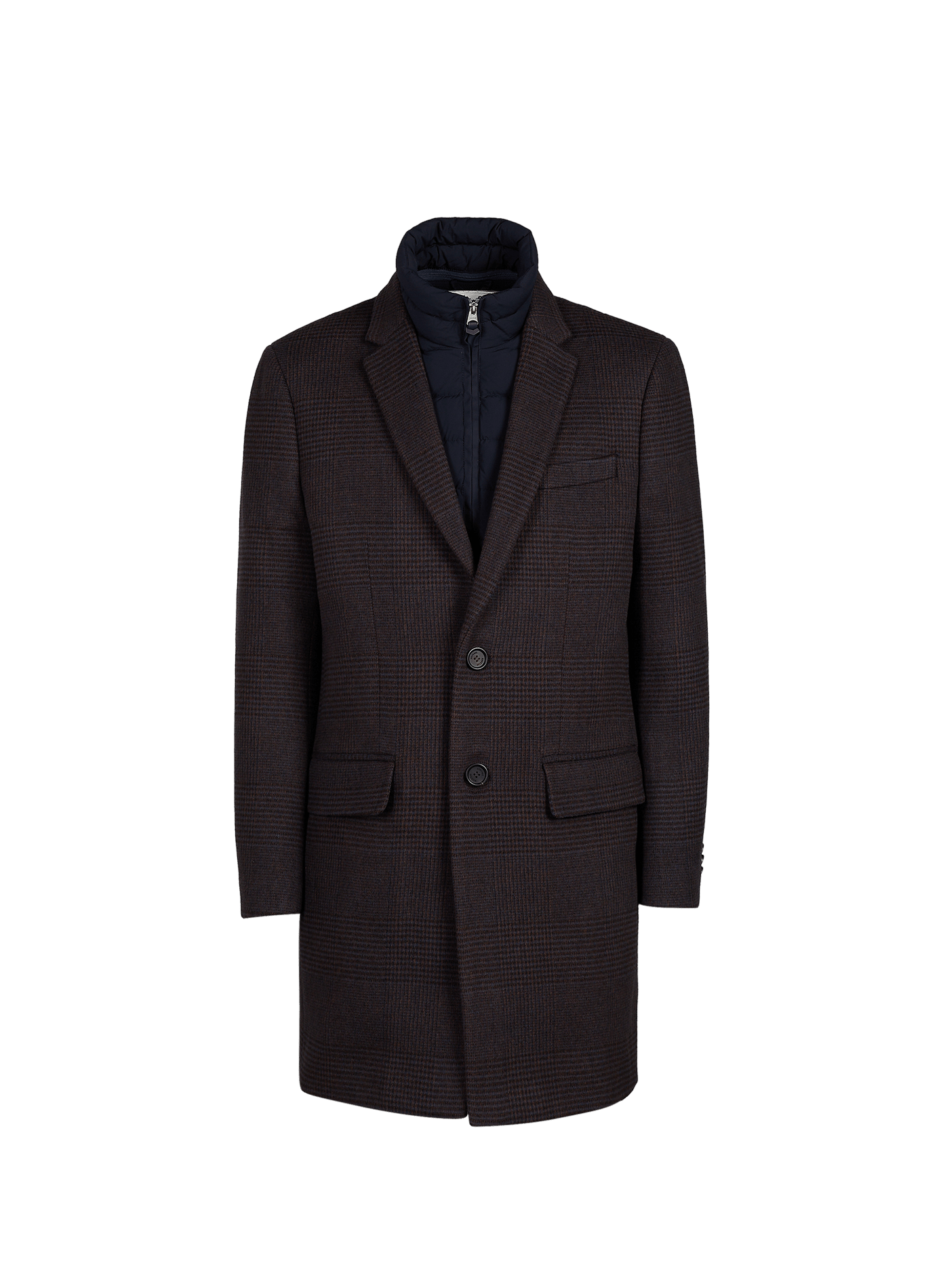 Hybrid printed coat MACKAGE Brown