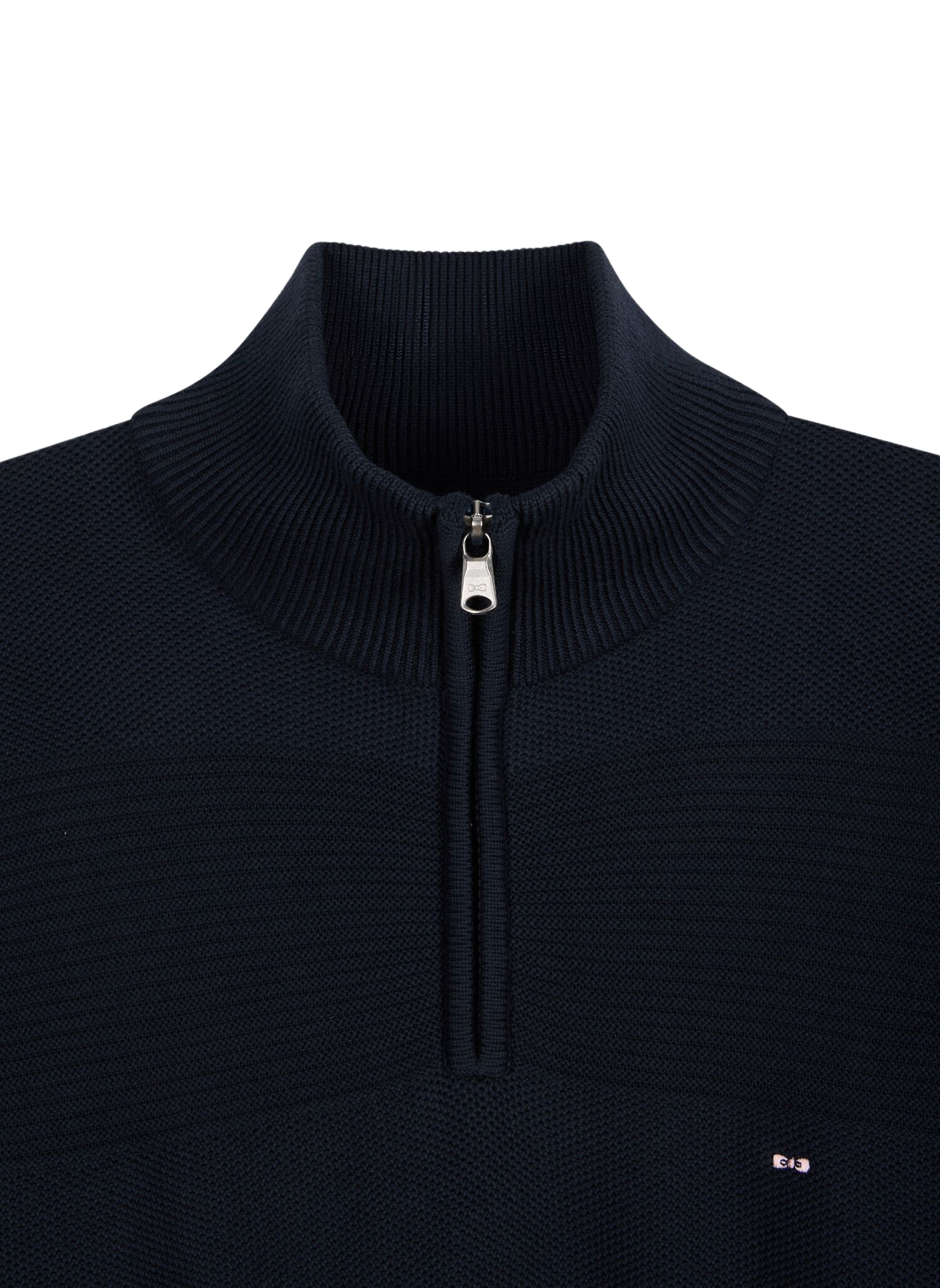 Pull col montant en coton mélangé EDEN PARK Blauw