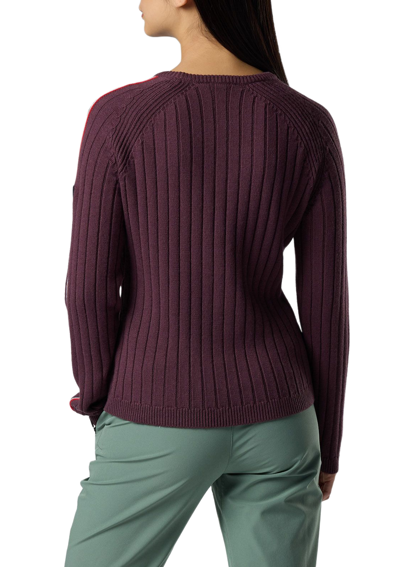 Figurbetonter Corbyr Pullover aus Wolle und Baumwolle ROSSIGNOL Schwarz