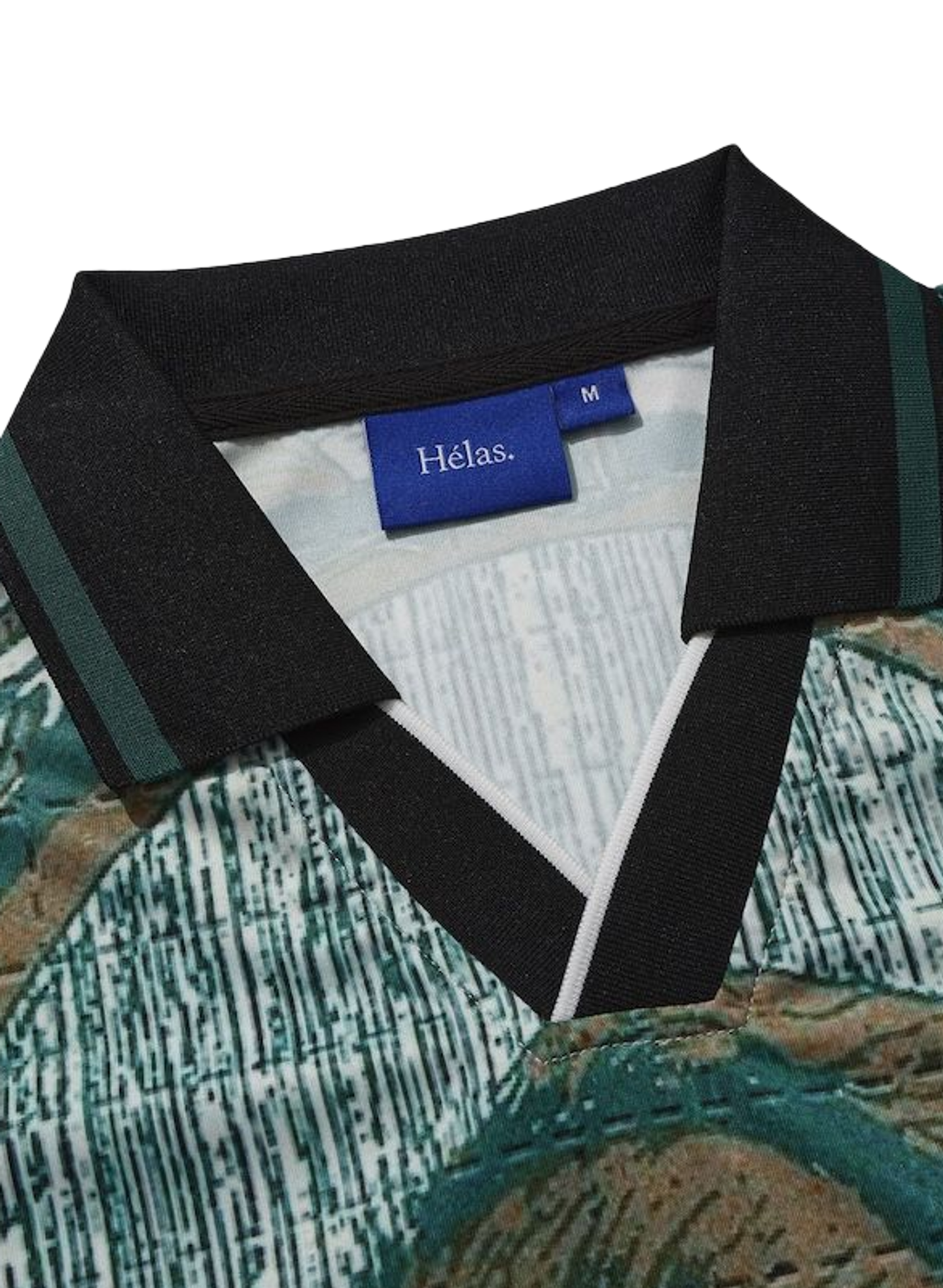 Straight-fit printed T-shirt HELAS CAPS Green